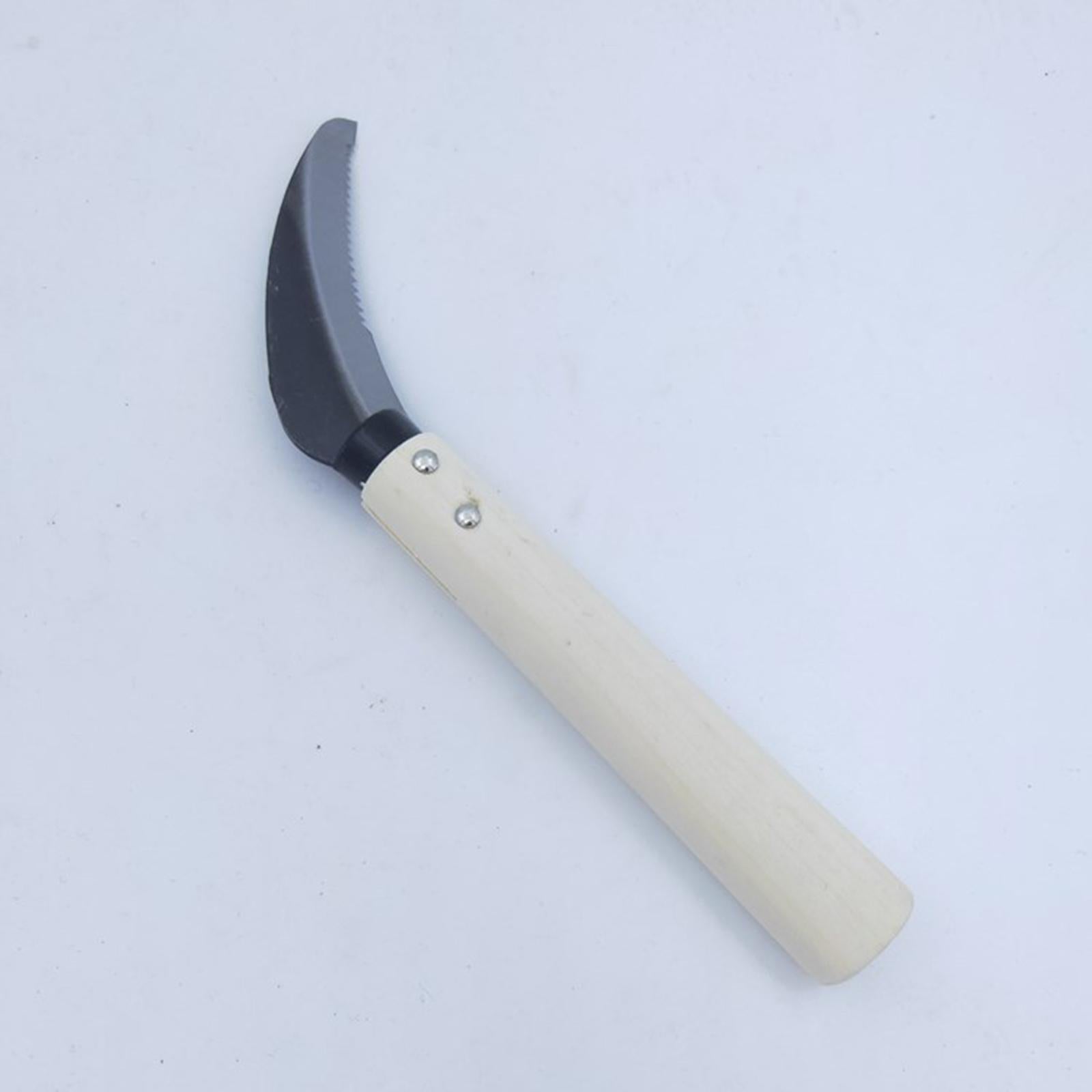3xGrass Weeding Knife Stainless Steel Weeding Sickle for Terrace Lawn Driveway