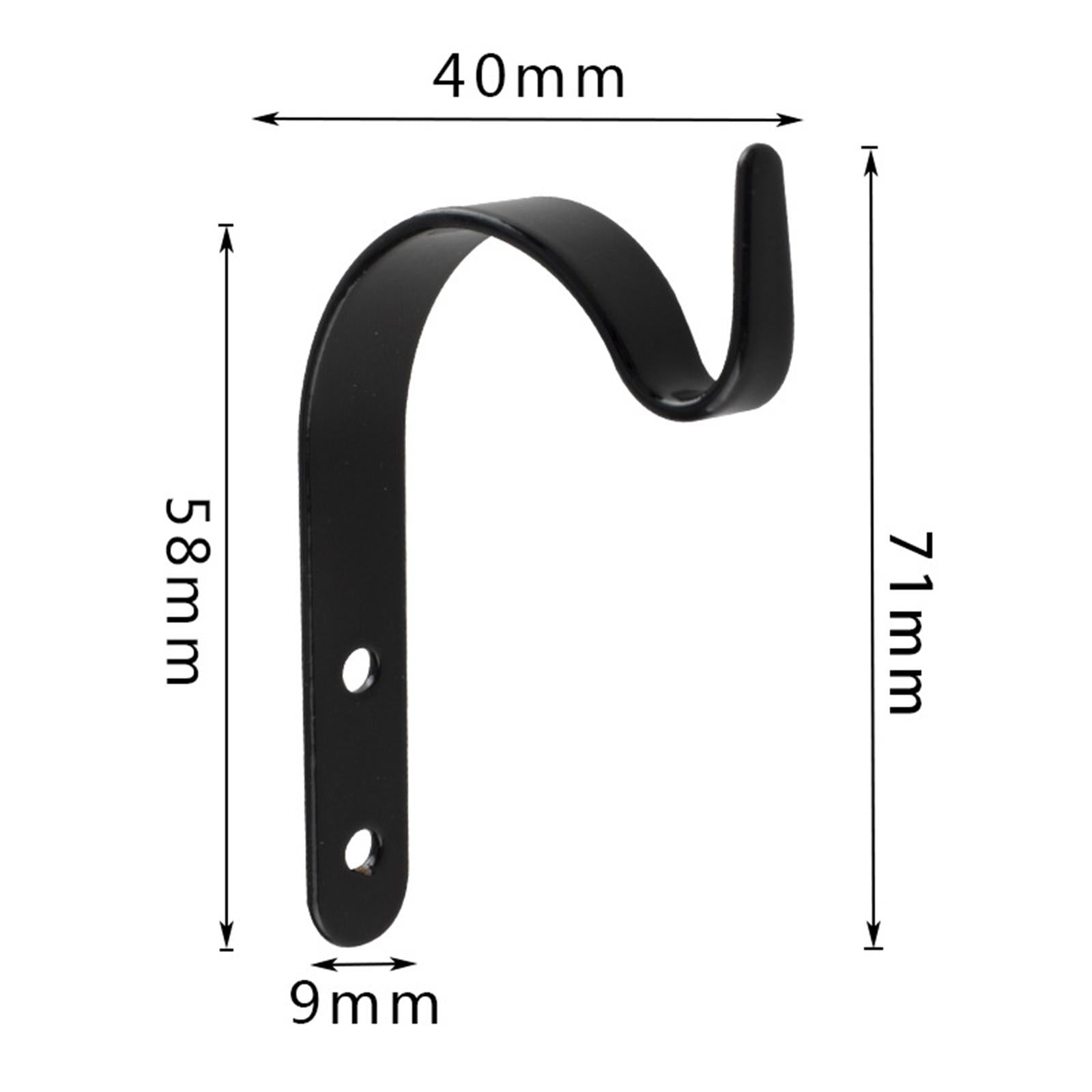 3xPlant Hanger Bracket Modern Wall Hanging Brackets Hooks for Garden Yard Wall 4pcs