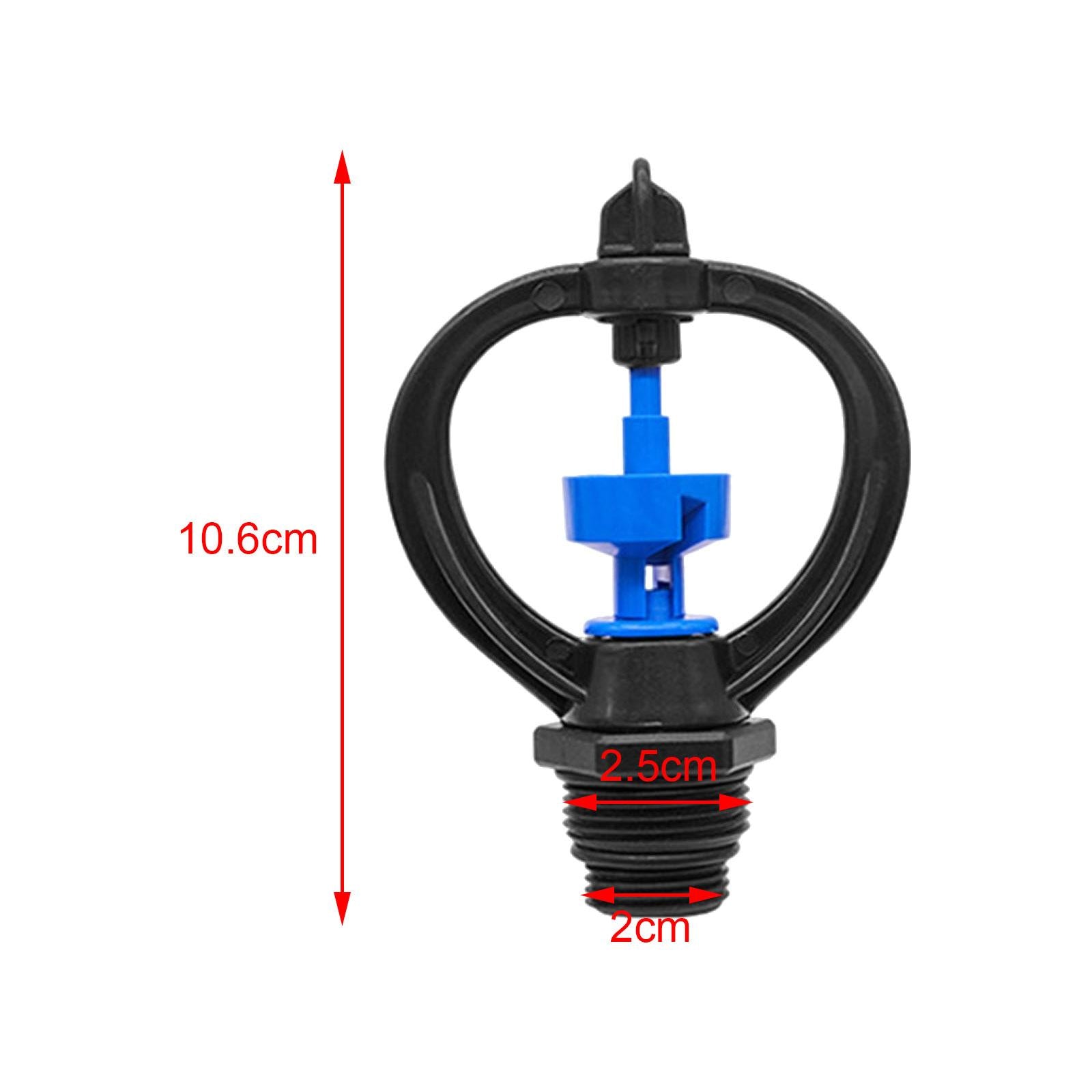 4x360 Degrees Lawn Irrigation Watering Sprinkler for Lawn Greenhouse Gardening Style A