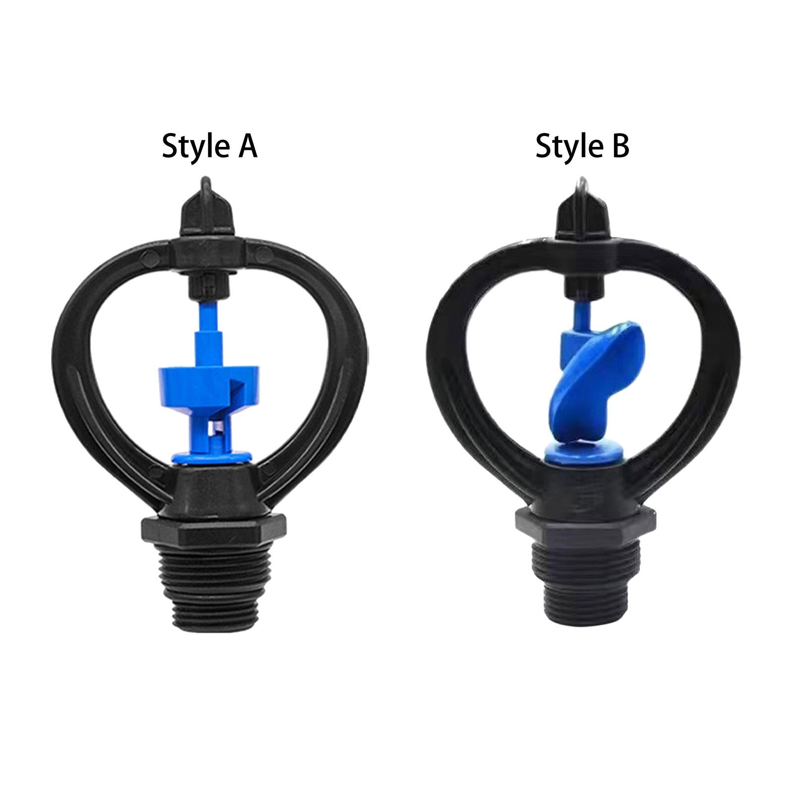 3x360 Degrees Lawn Irrigation Watering Sprinkler for Lawn Greenhouse Gardening Style A