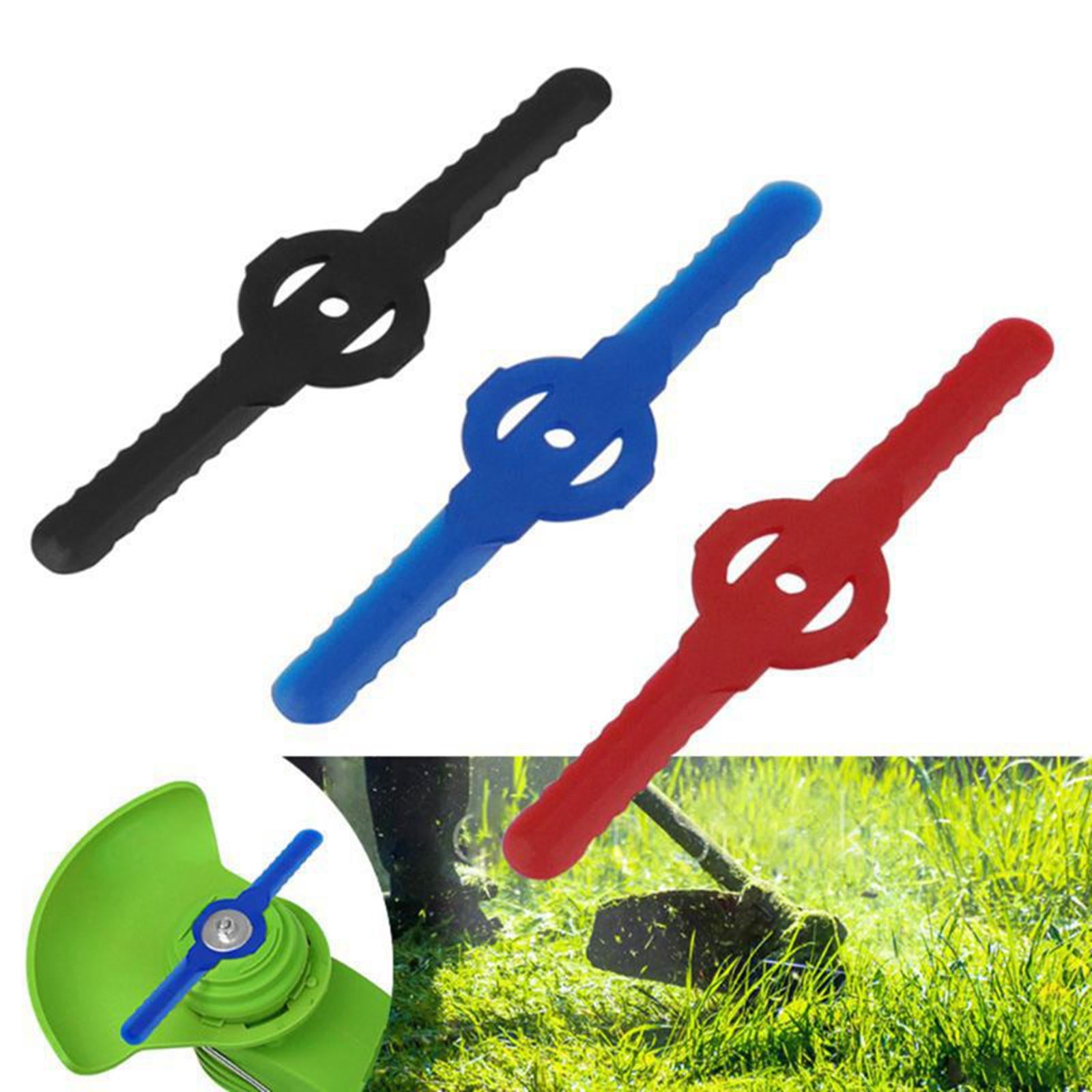 3x20 Pieces Blades Set Trimmer Blades Head for Cordless Grass Trimmer Strimmer blue
