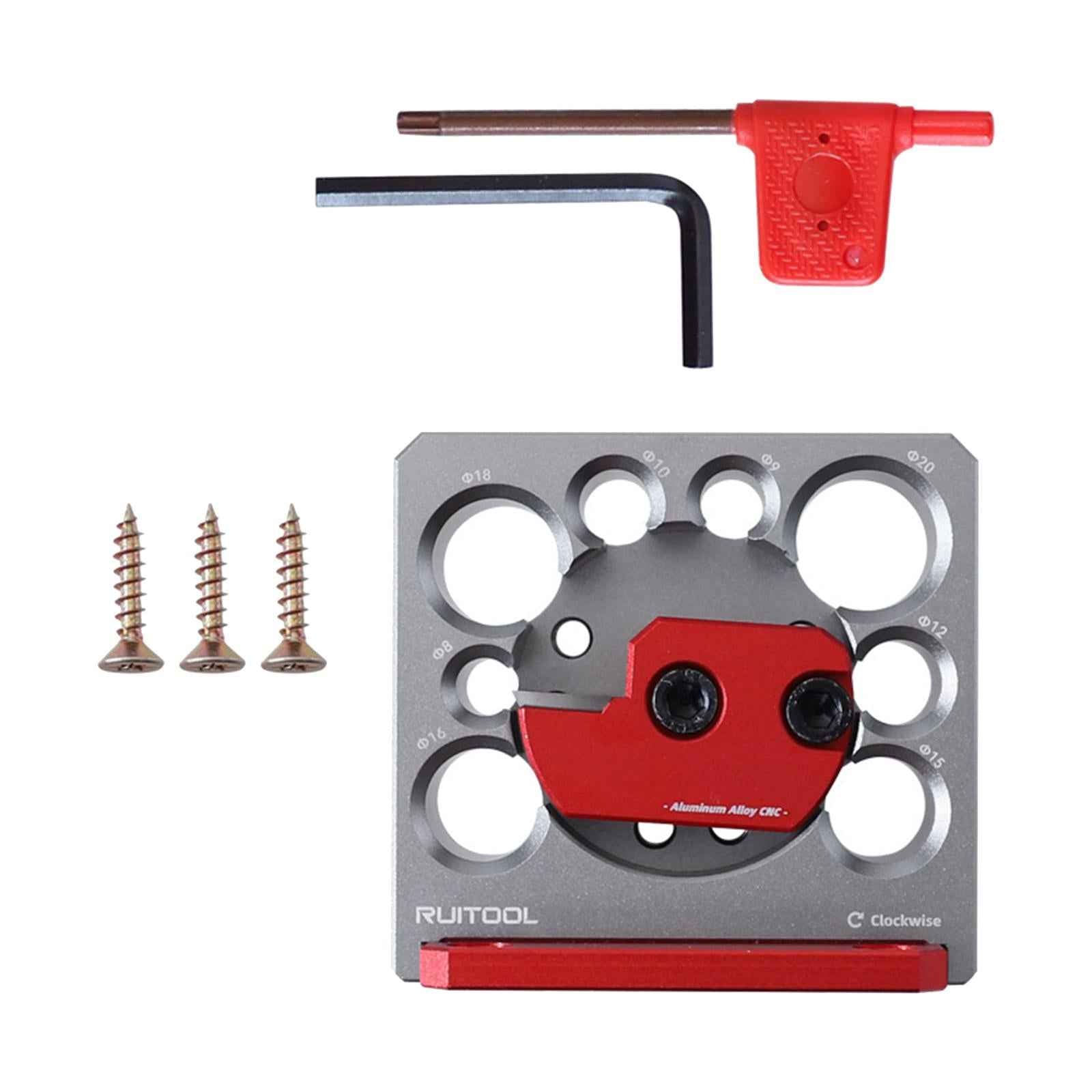 Aluminum Alloy Adjustable Dowel Maker Wood Dowel for Electric Drill Hardwood