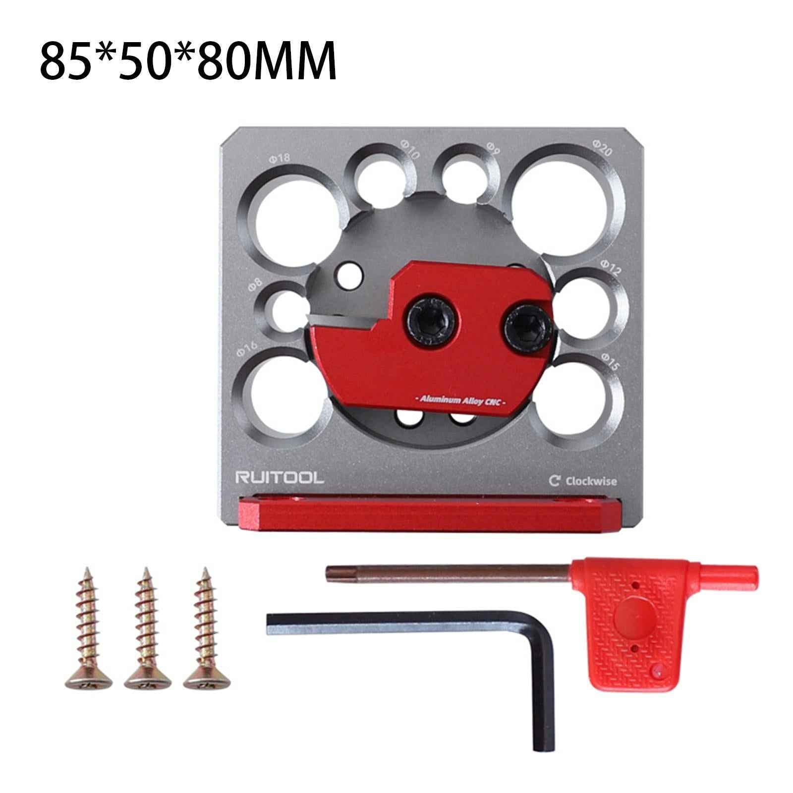 Aluminum Alloy Adjustable Dowel Maker Wood Dowel for Electric Drill Hardwood