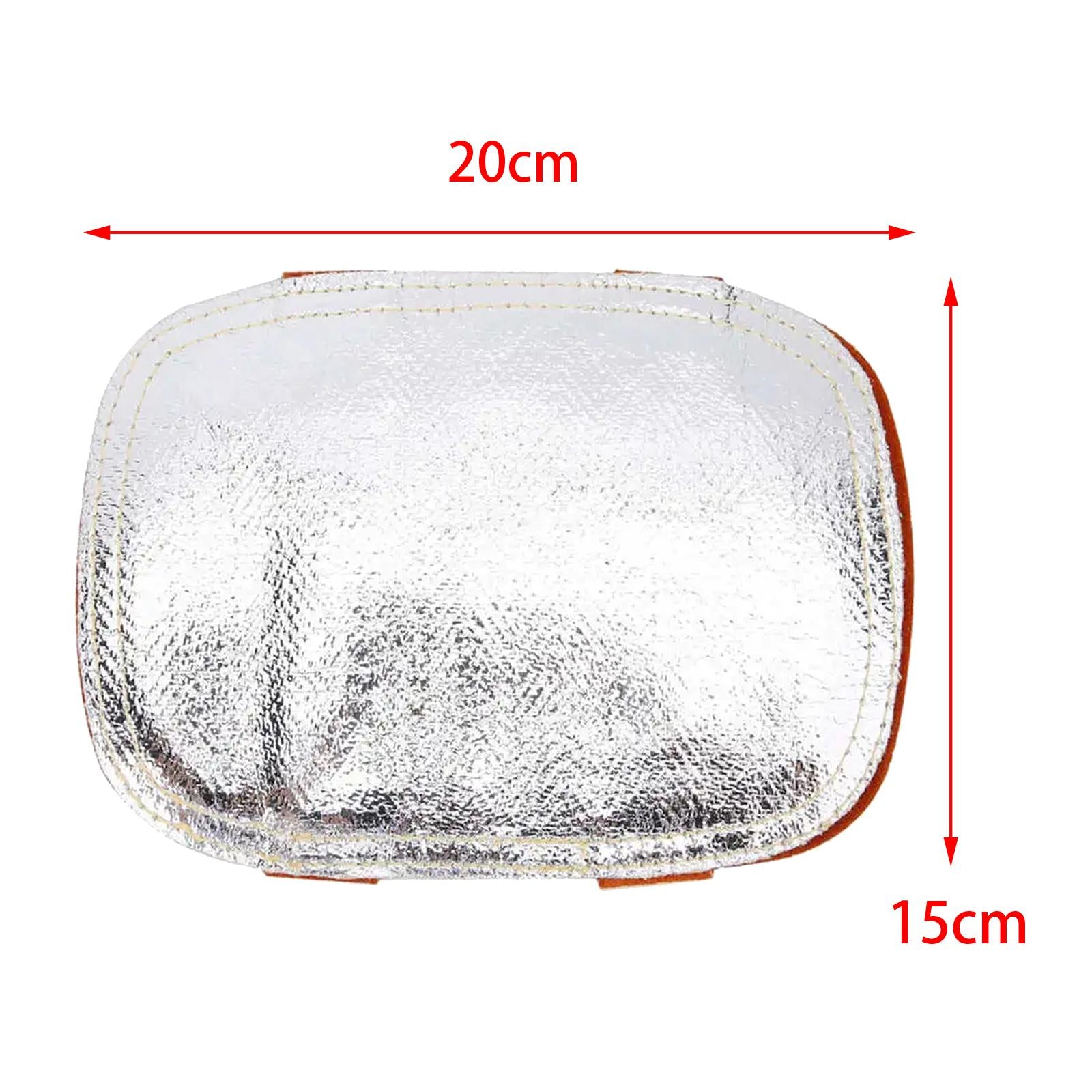 2xHand Heat Shield Welding Gloves Pad for Cutting Metal Smelting Camping