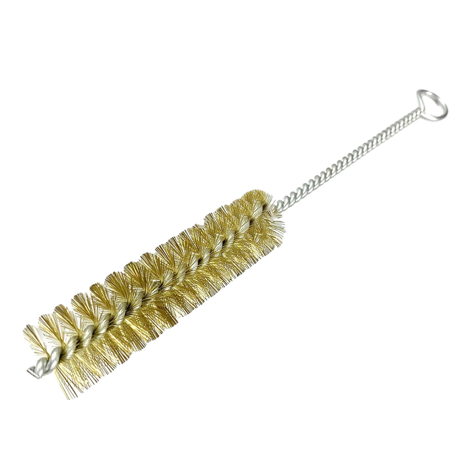 2xPipe Brush Small Long Handle Pipe Cleaning Brush for Auto Polishing Cleaning Diameter 12mm