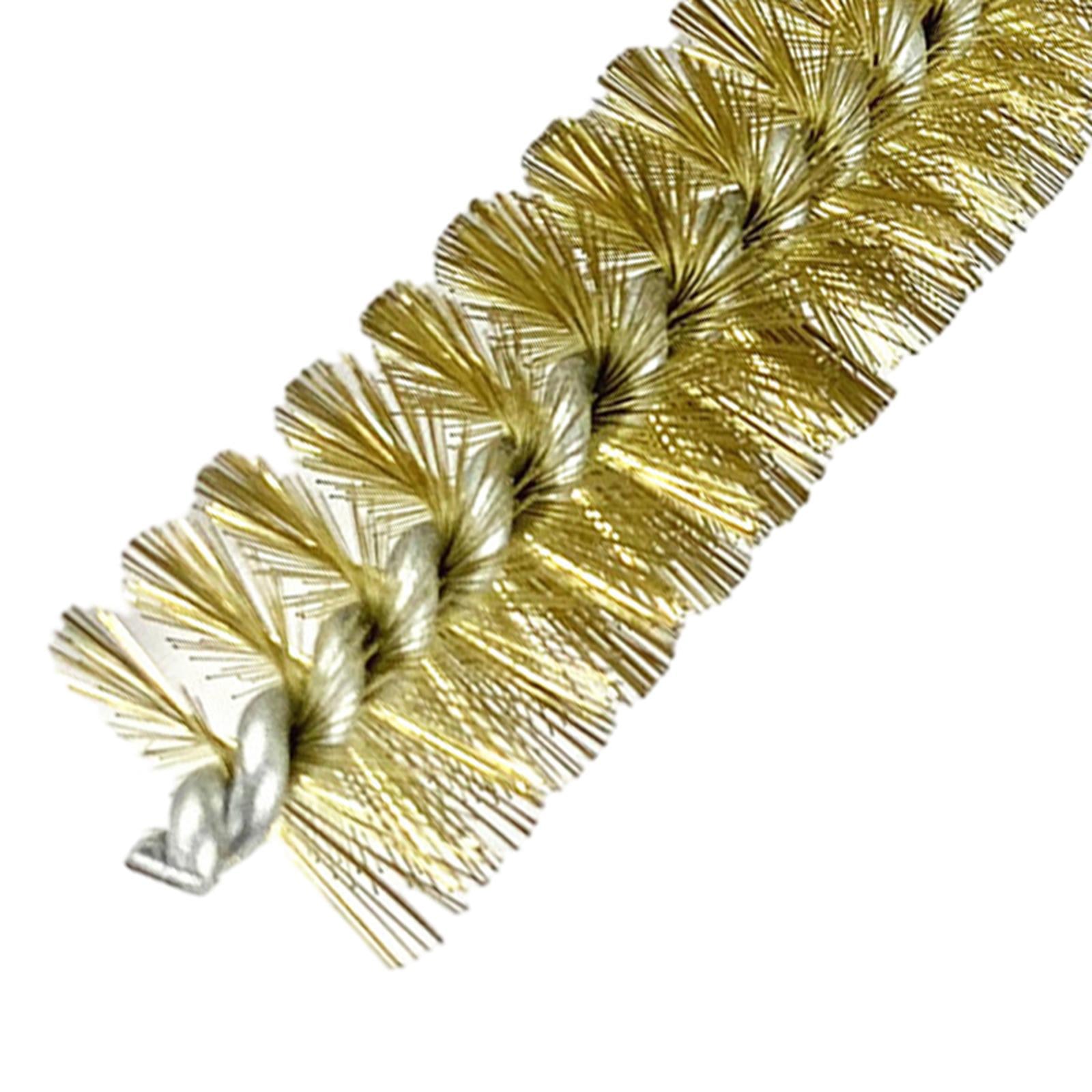 2xPipe Brush Small Long Handle Pipe Cleaning Brush for Auto Polishing Cleaning Diameter 12mm