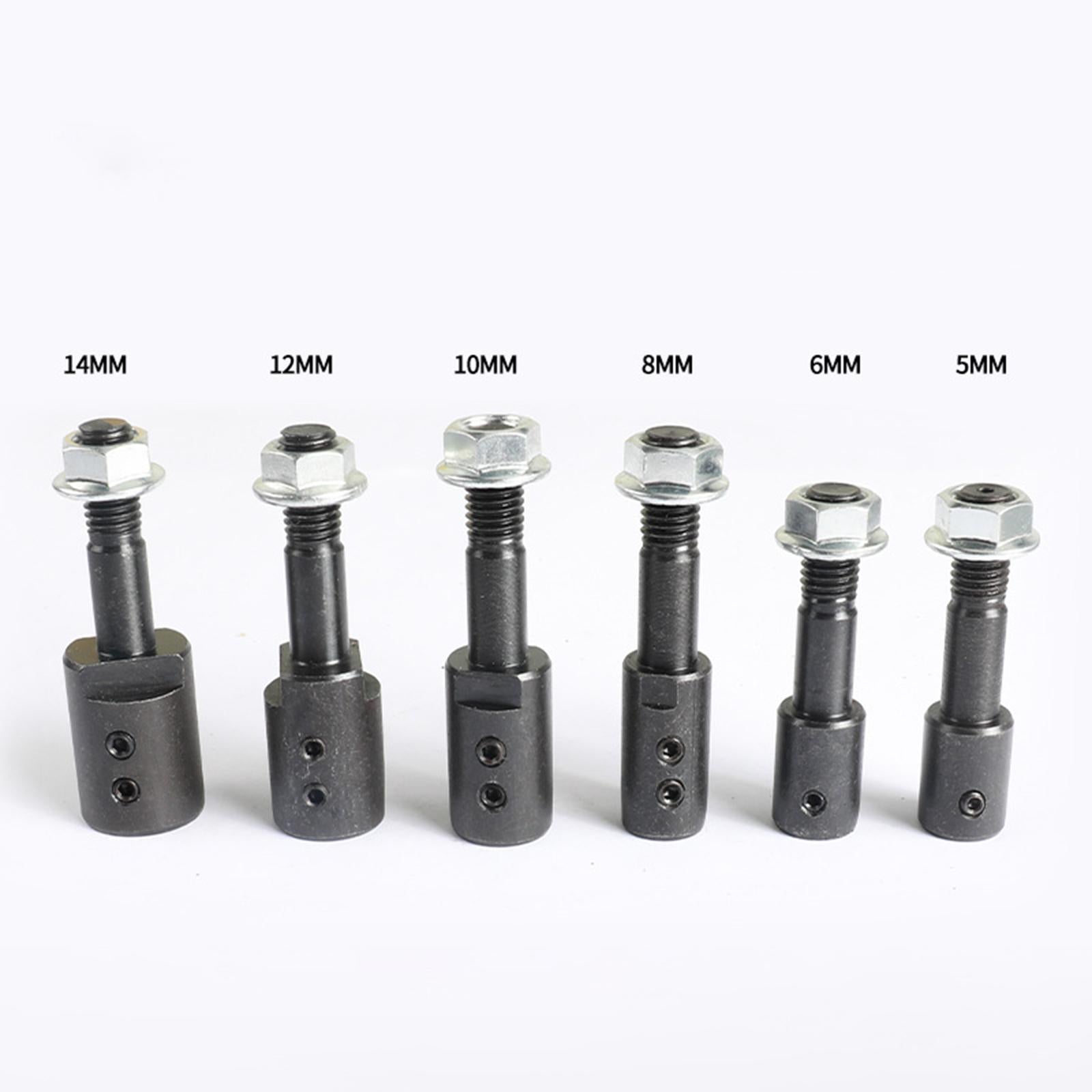 6xGrinding Wheel Shaft Buffing Arbor Threaded Shaft for Hair Wheel Fiber Wheel 5mm 85g