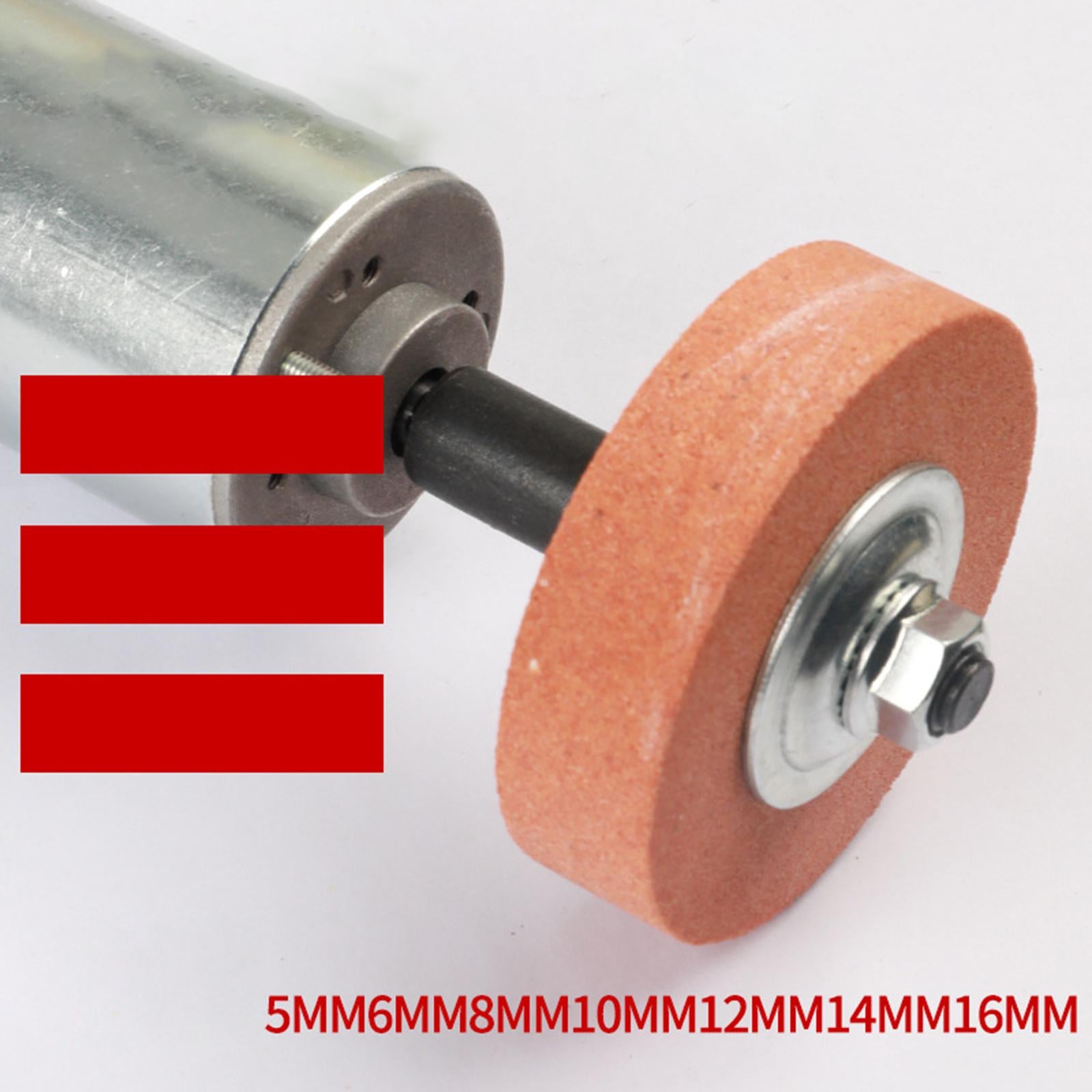 6xGrinding Wheel Shaft Buffing Arbor Threaded Shaft for Hair Wheel Fiber Wheel 5mm 85g