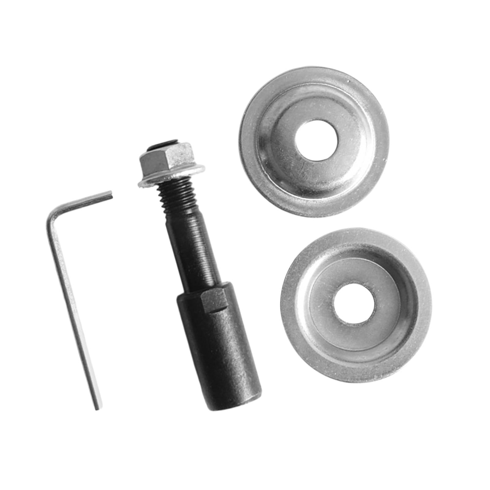 4xGrinding Wheel Shaft Buffing Arbor Threaded Shaft for Hair Wheel Fiber Wheel 8mm 92g