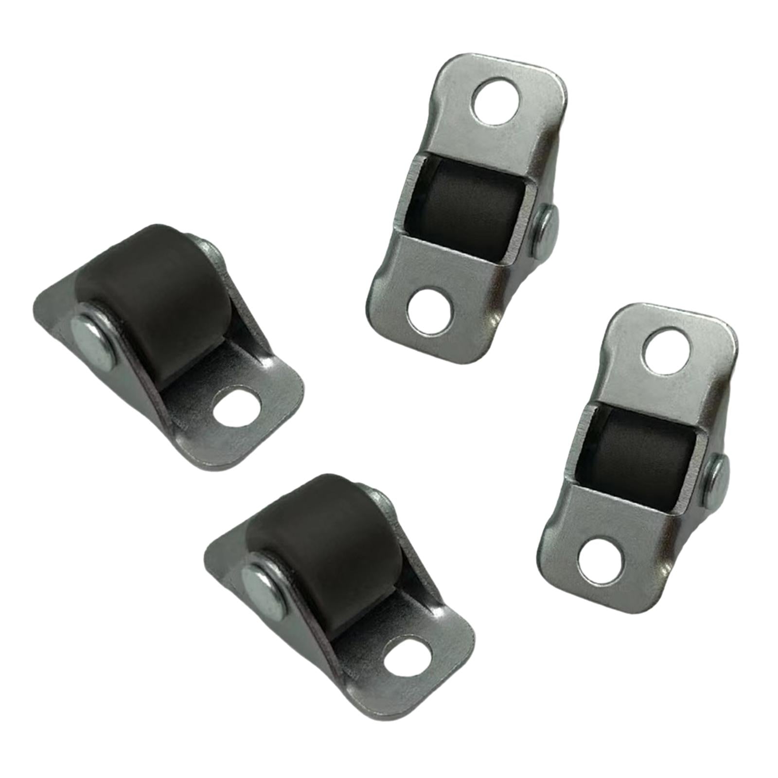 2x4Pcs Small Wheel Castors Fixed Castor Wheels for Workbench Shelves Cupboard