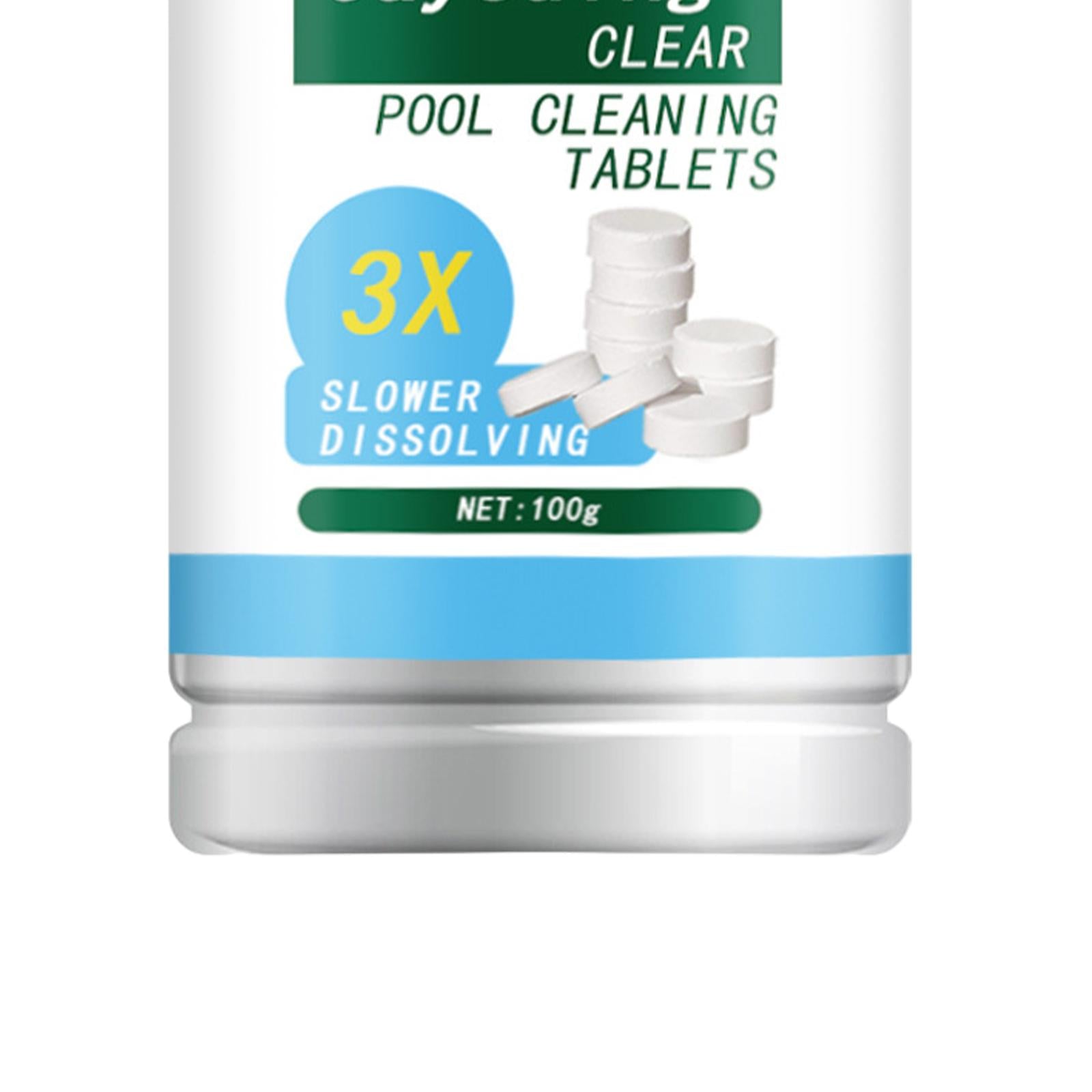 5xChlorine Tablet Durable Pool Cleaning Tools for Pond Swimming Pool Fountains 100g