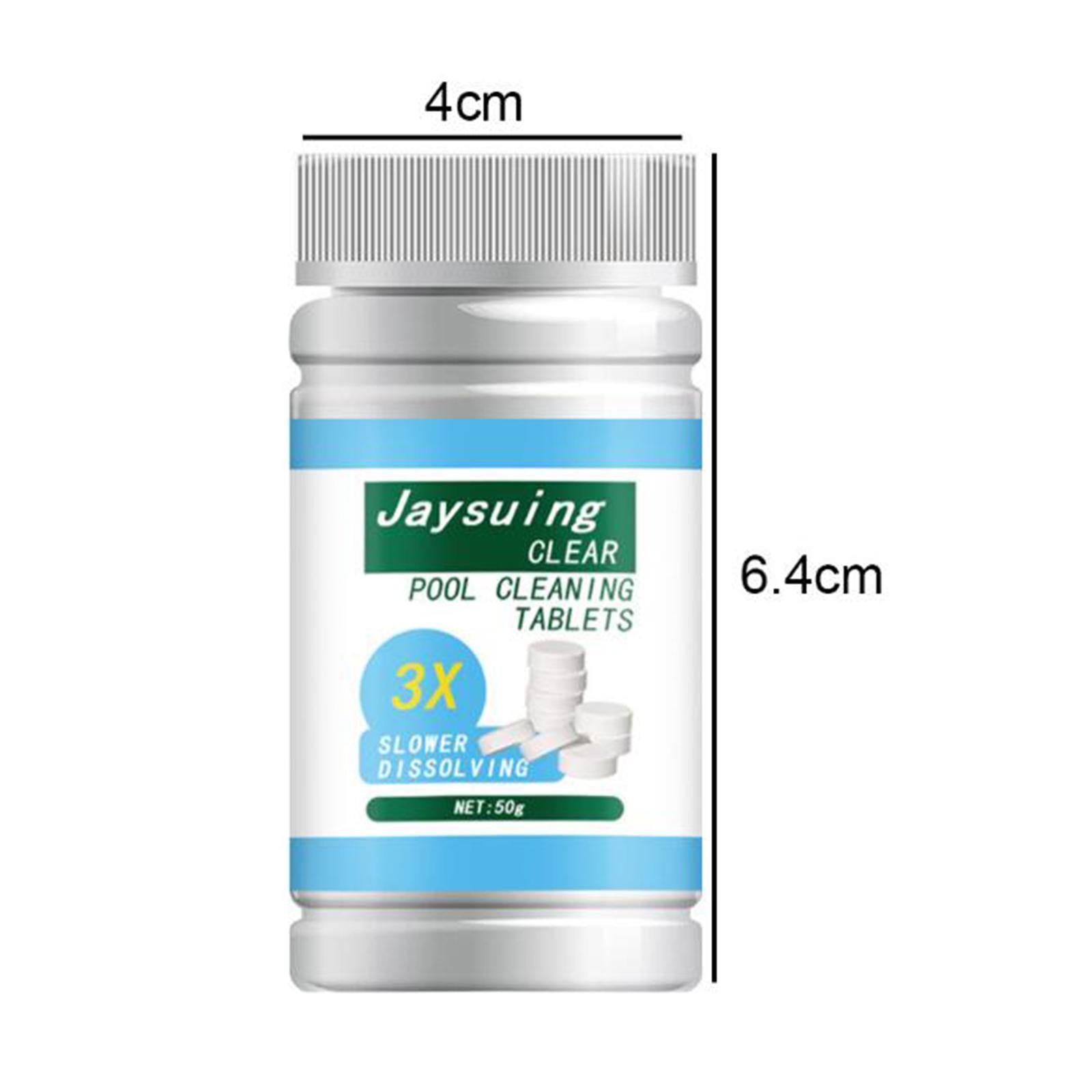 3xChlorine Tablet Durable Pool Cleaning Tools for Pond Swimming Pool Fountains 50g