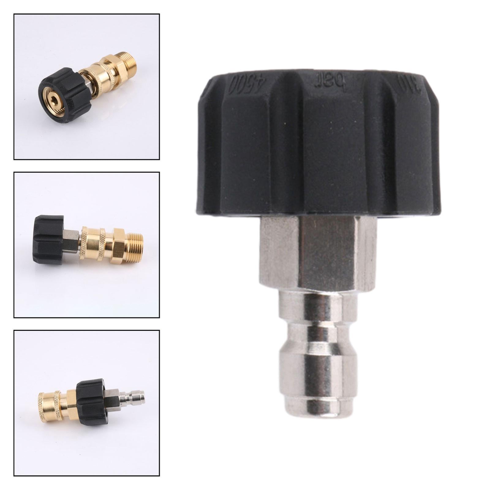 2xPressure Washer Adapter Household Sturdy Copper for Pressure Washer Fittings Male 15