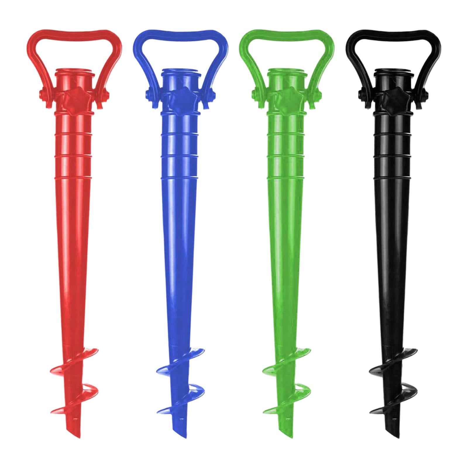 Beach Umbrella Stand Anchor Parasol Holder Anchor for Beach Barbecue Picnics Red