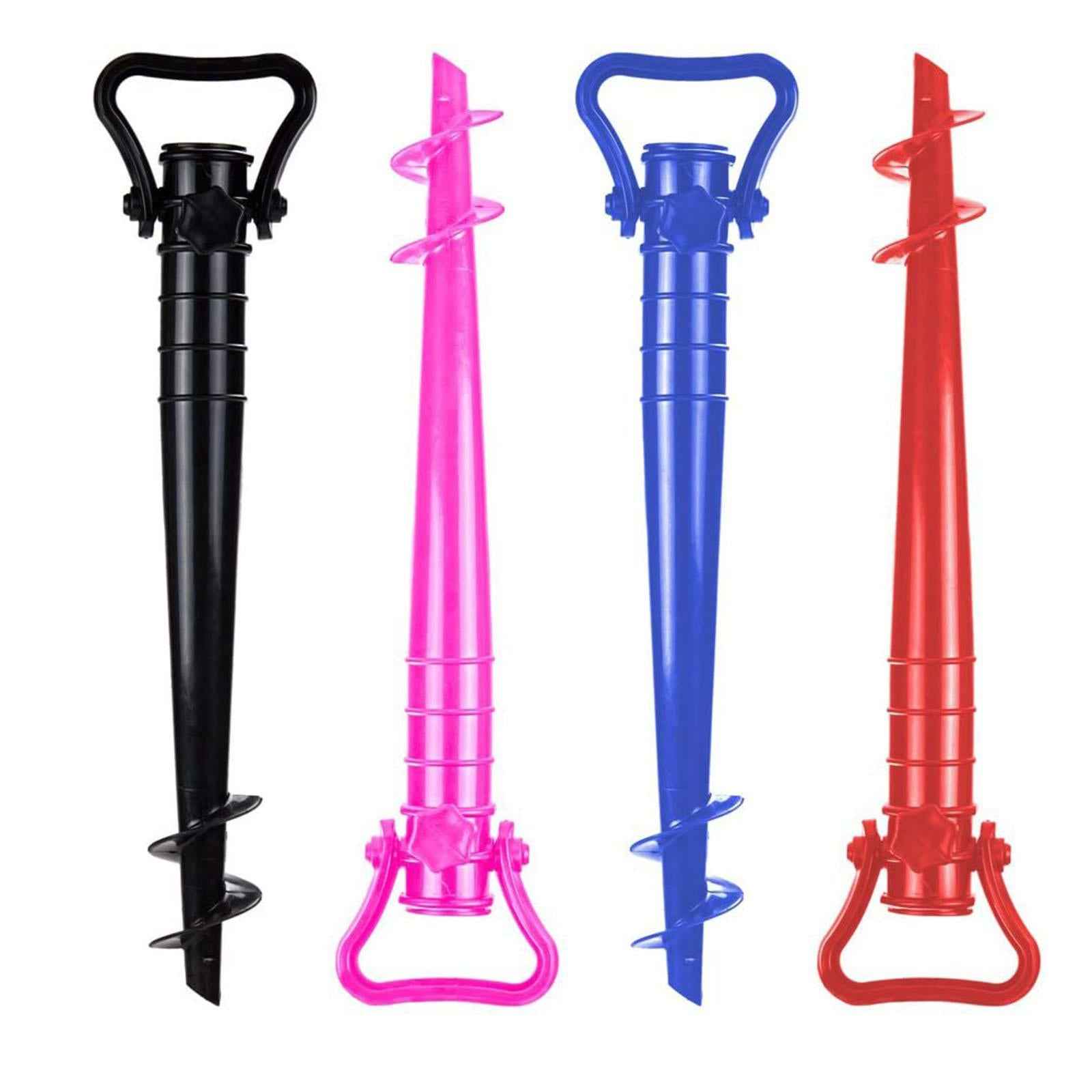 Beach Umbrella Stand Anchor Parasol Holder Anchor for Beach Barbecue Picnics Red