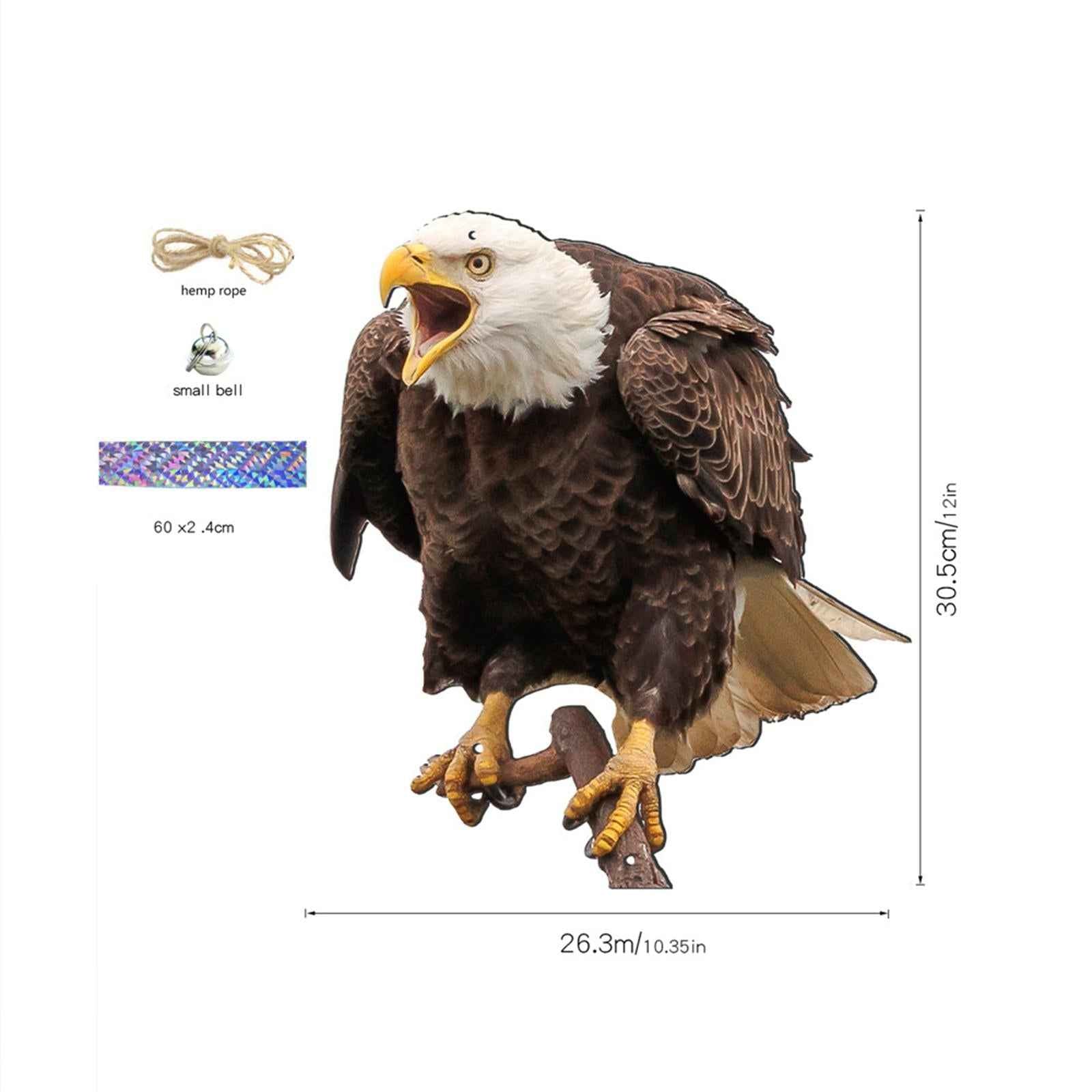 Fake Owl Decoration Realistic Owl to Keep Birds Away for Rooftops Yard Patio Style F