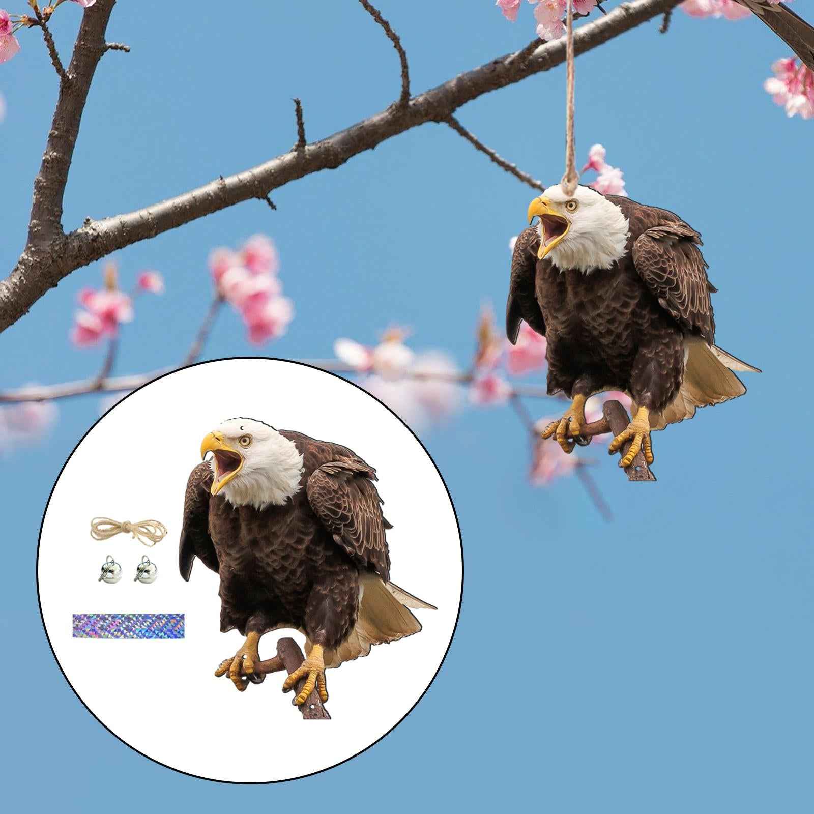 Fake Owl Decoration Realistic Owl to Keep Birds Away for Rooftops Yard Patio Style F