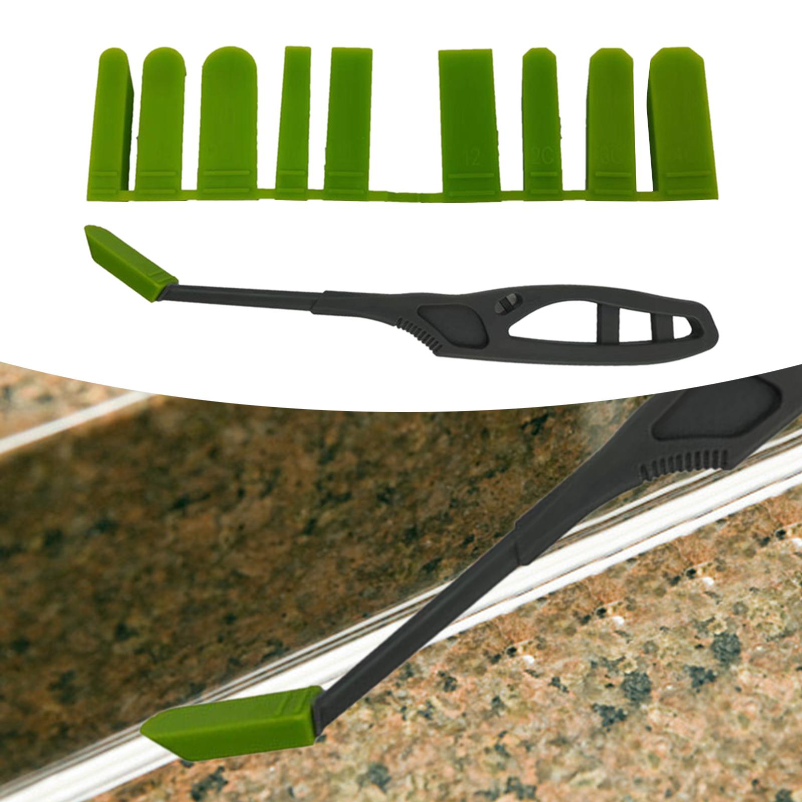 2xGlass Glue Angle Scraper Finishing Tool Kit for Tile Joint Floor Wall Corner