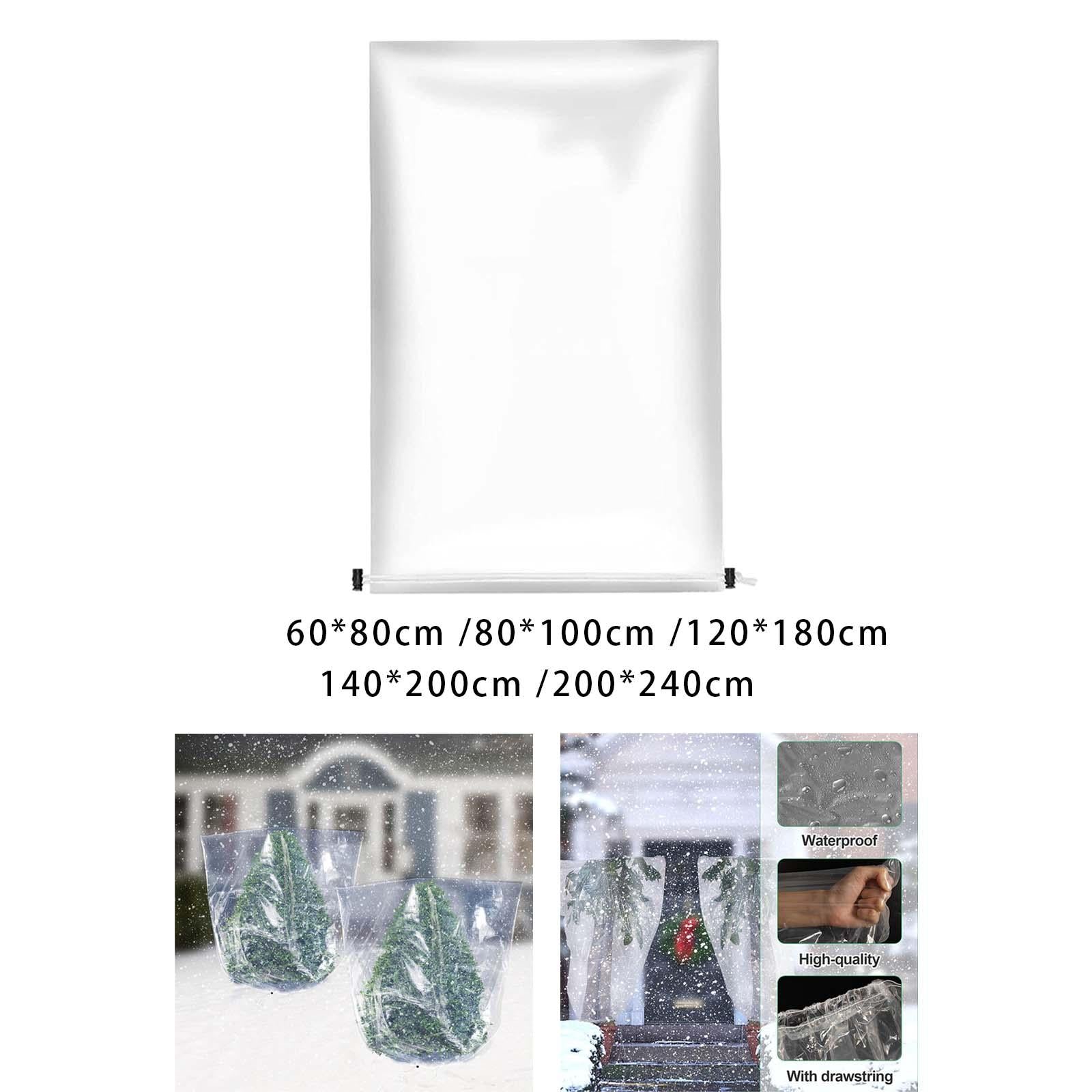 5xWinter Plant Cover Freeze Protection for Outdoor Plant Protecting Fruit Tree 60cmx80cm