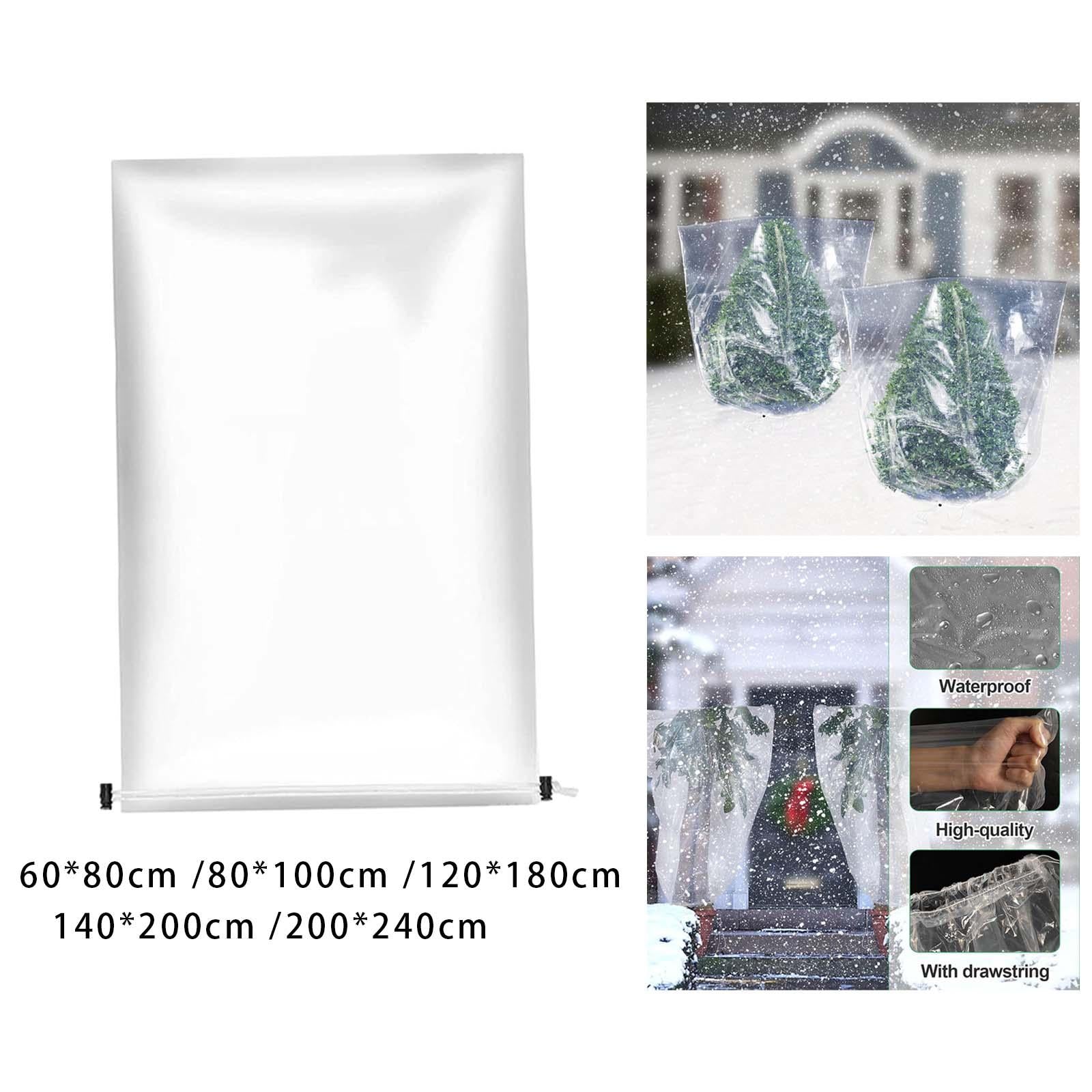 3xWinter Plant Cover Freeze Protection for Outdoor Plant Protecting Fruit Tree 60cmx80cm