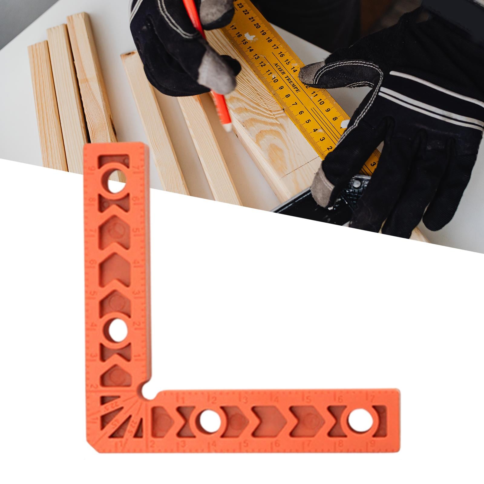 4x90 Degree Clamp Precision Woodworking Tool for Boxes Picture Frames Cabinets 4inch