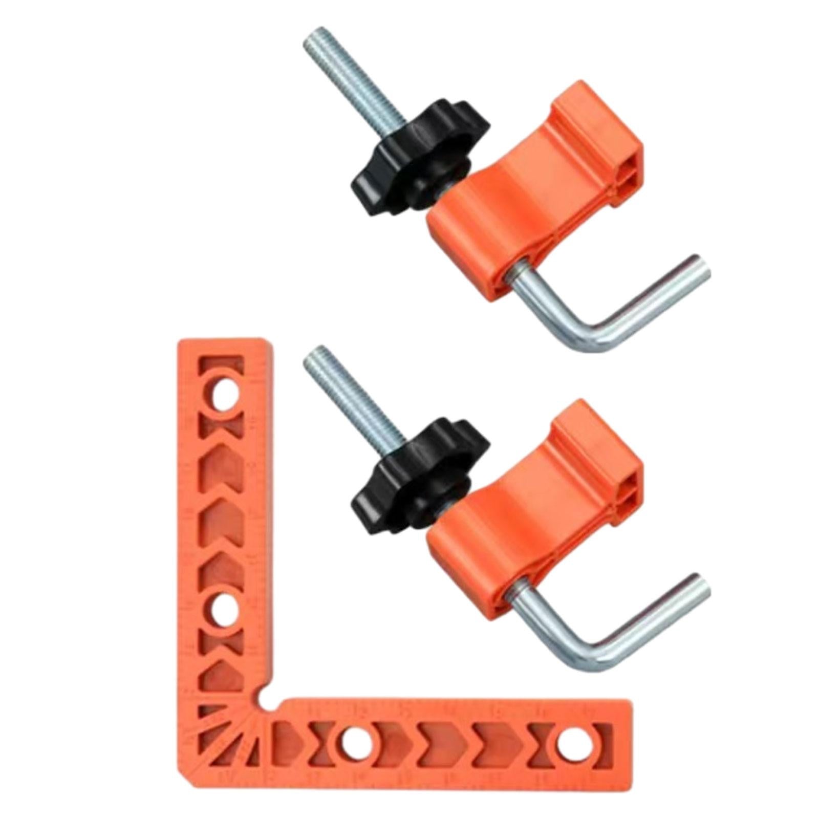 2x90 Degree Corner Clamp Right Angle Clamp for Drawers Picture Frames Cabinets 4inch
