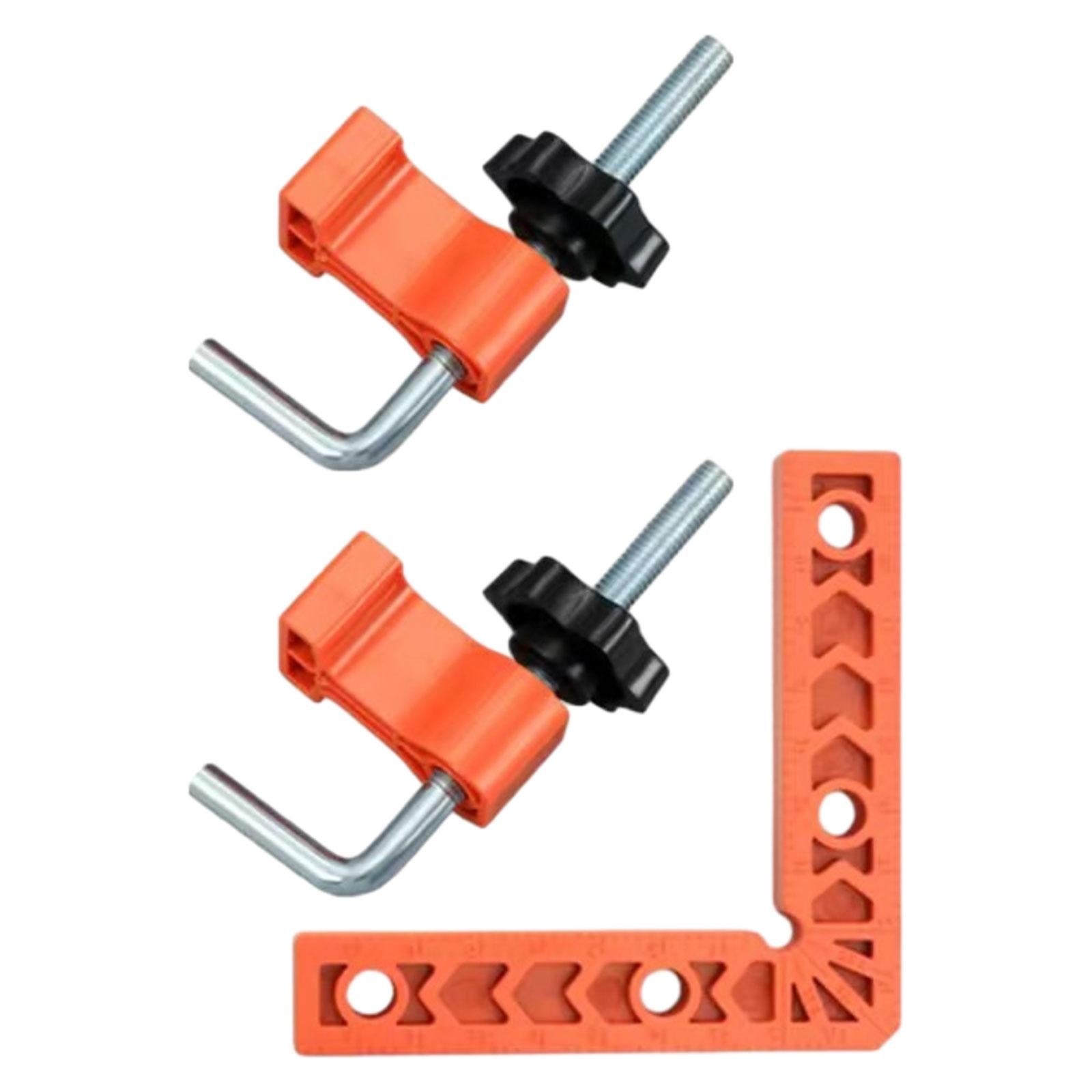 2x90 Degree Corner Clamp Right Angle Clamp for Drawers Picture Frames Cabinets 4inch