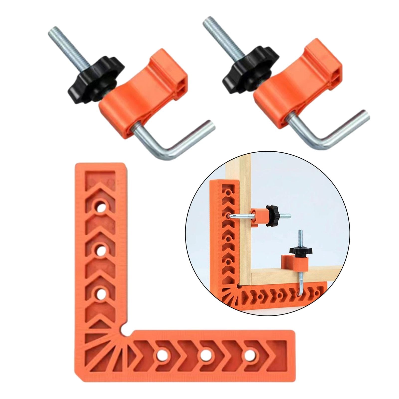 2x90 Degree Corner Clamp Right Angle Clamp for Drawers Picture Frames Cabinets 6inch