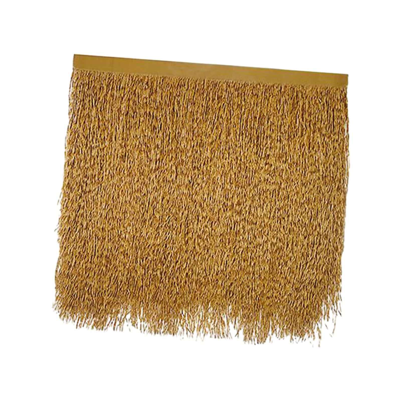 Straw Roof Thatch Decorative Synthetic Thatch Grass Roof for Hut Fence Beach Style C