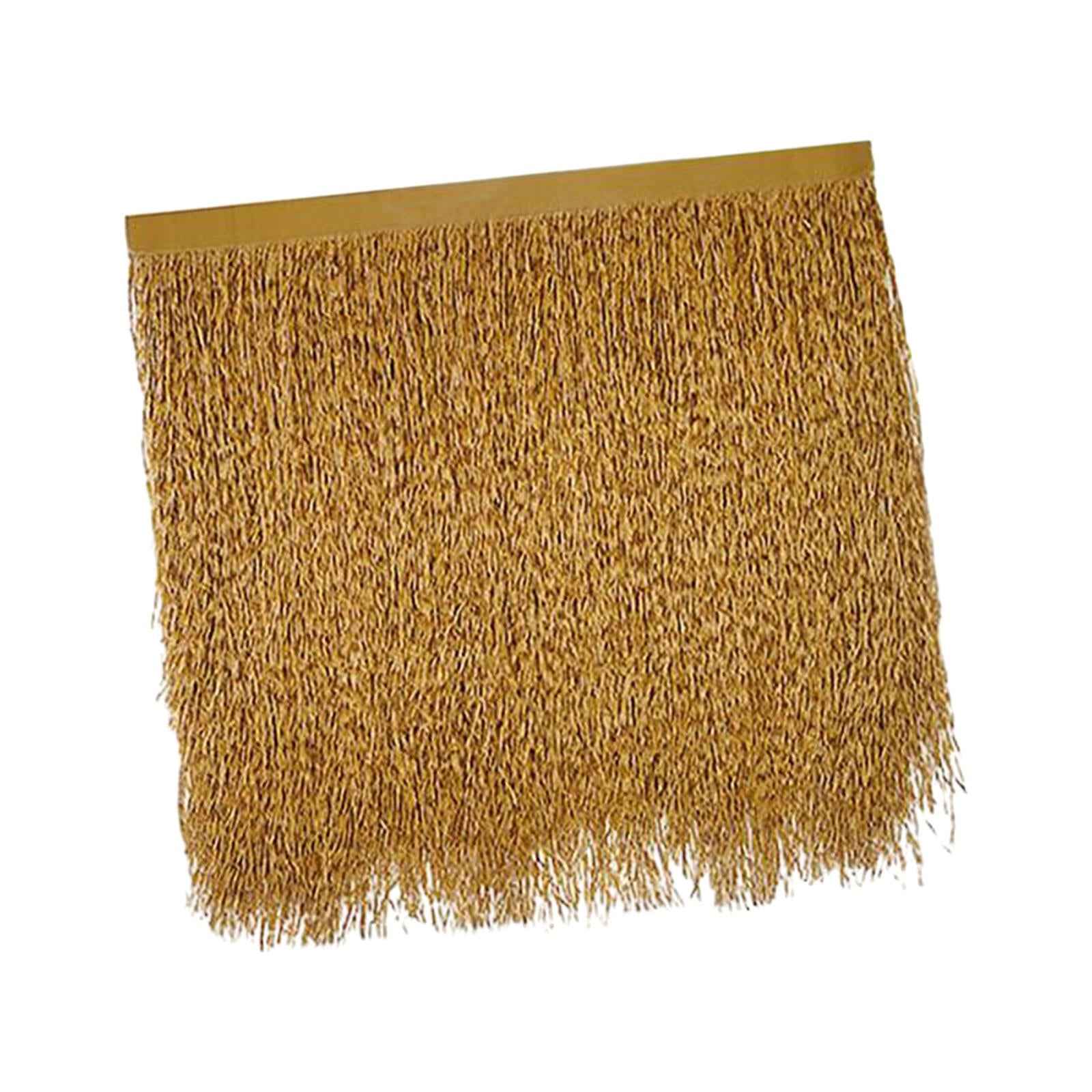 Straw Roof Thatch Decorative Synthetic Thatch Grass Roof for Hut Fence Beach Style C