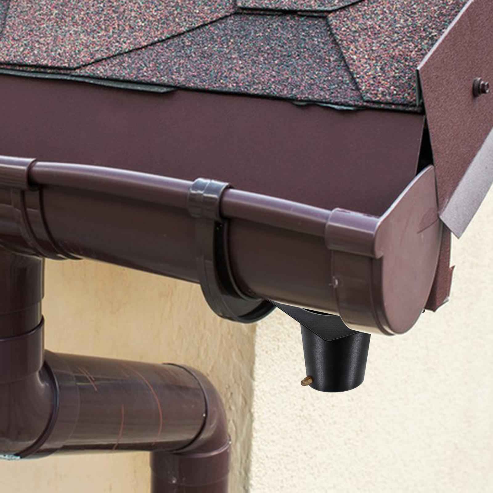Replacement Rain Chain Gutter Adapter for Outdoor Downspout Outlet Aluminium
