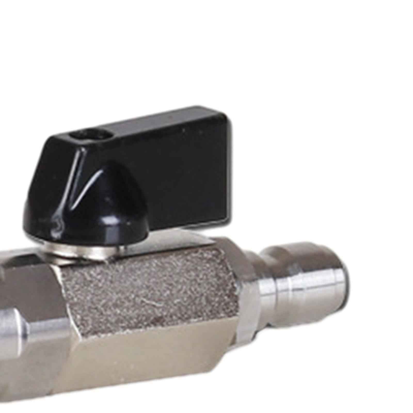 High Pressure Washer Ball Valve Kits Durable for Power Washer Hose Accessory 12mm