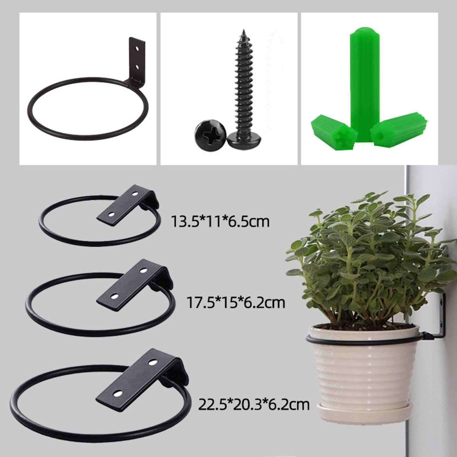 Wall Mounted Wall Bracket Outdoor Hanigng Planter Rings for Garden Yard Wall 5inch