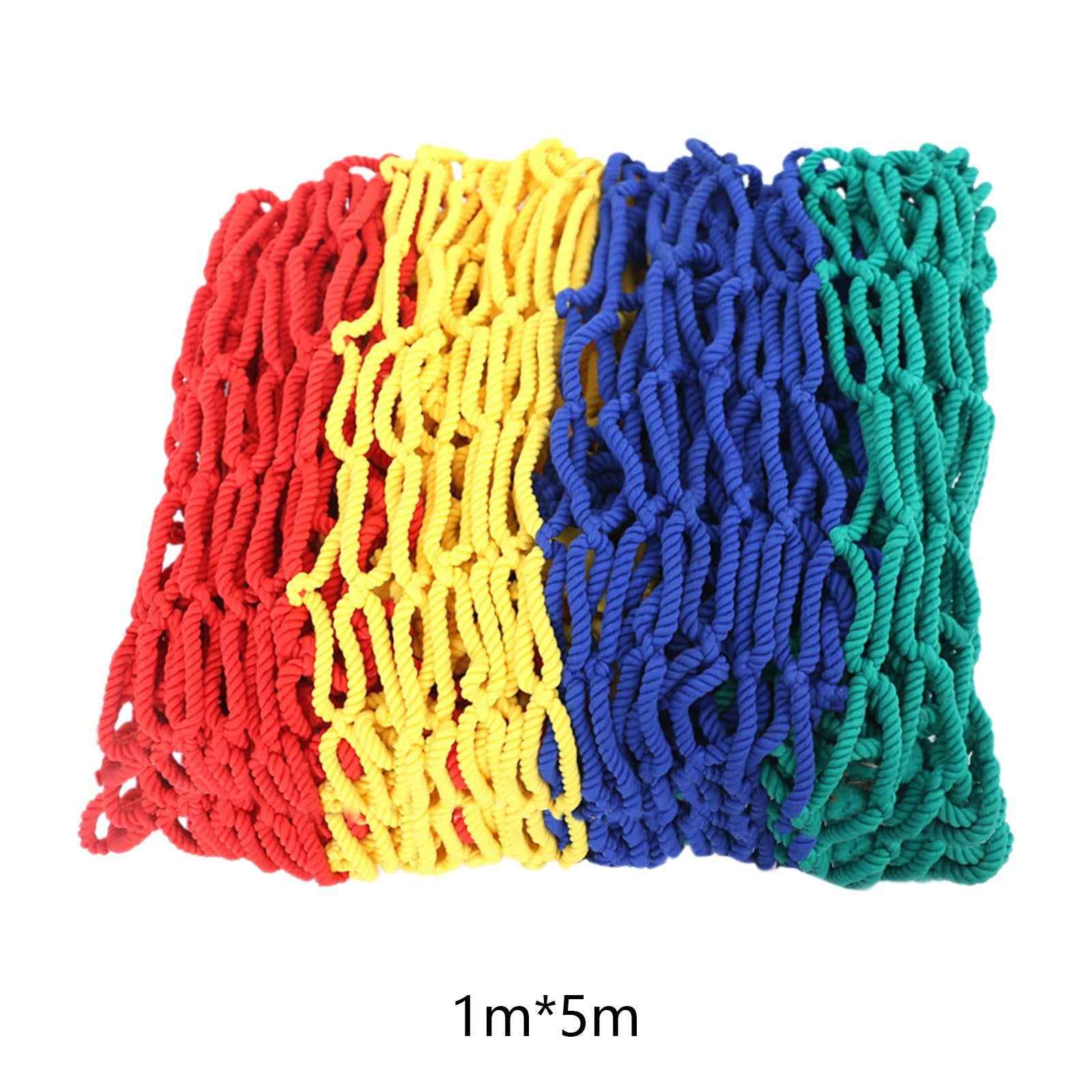 Rope Netting for Kids Nylon Sports Netting for Outdoor Wall Staircase 1x5m 10cm