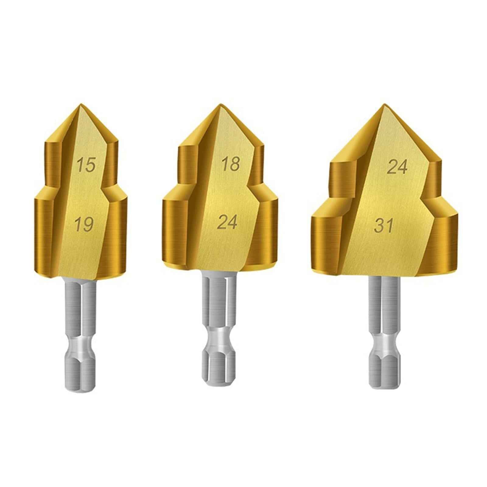 Ppr Lifting Stepped Drill Easy to Install Premium Water Pipe Connection Tool 20mm 25mm 32mm 3pcs