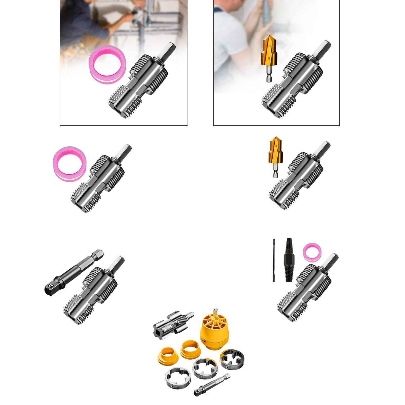 PVC Pipe Threader Opener Thread Maker Tools for Electric Drill Supplies Home 1 Thread Maker
