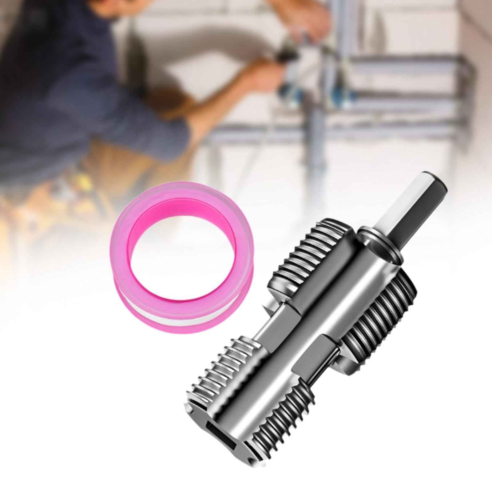 PVC Pipe Threader Opener Thread Maker Tools for Electric Drill Supplies Home 1 Thread Maker