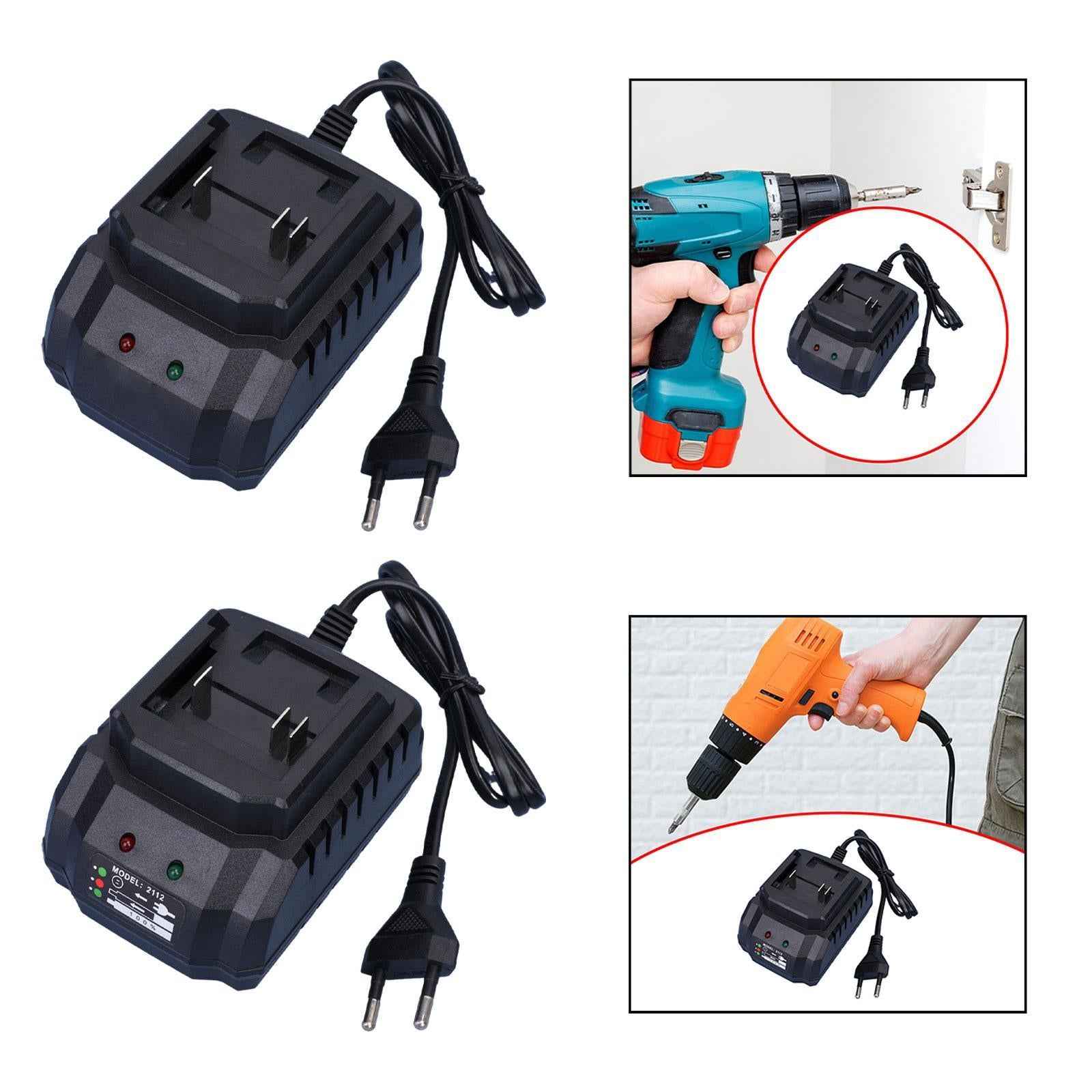 Electric Hand Drill Li-ion Battery Charger Fast Charging Charger Replacement 0.5A