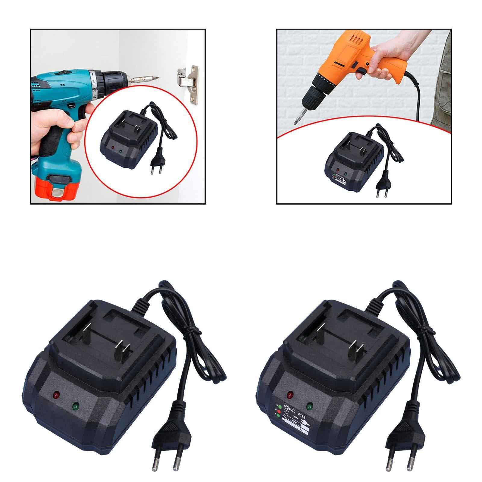 Electric Hand Drill Li-ion Battery Charger Fast Charging Charger Replacement 0.5A