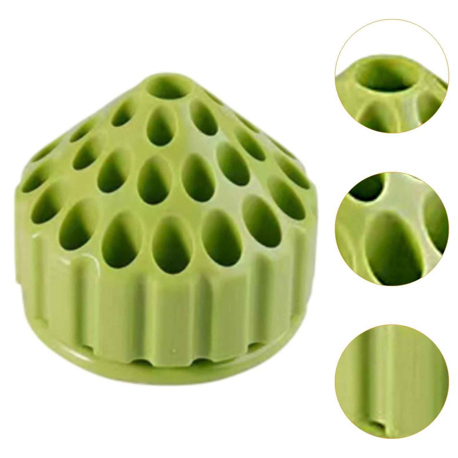 Nail Art Tools Bit Organizer Grinding Head Rack for Workshop Nail Salon Home Green