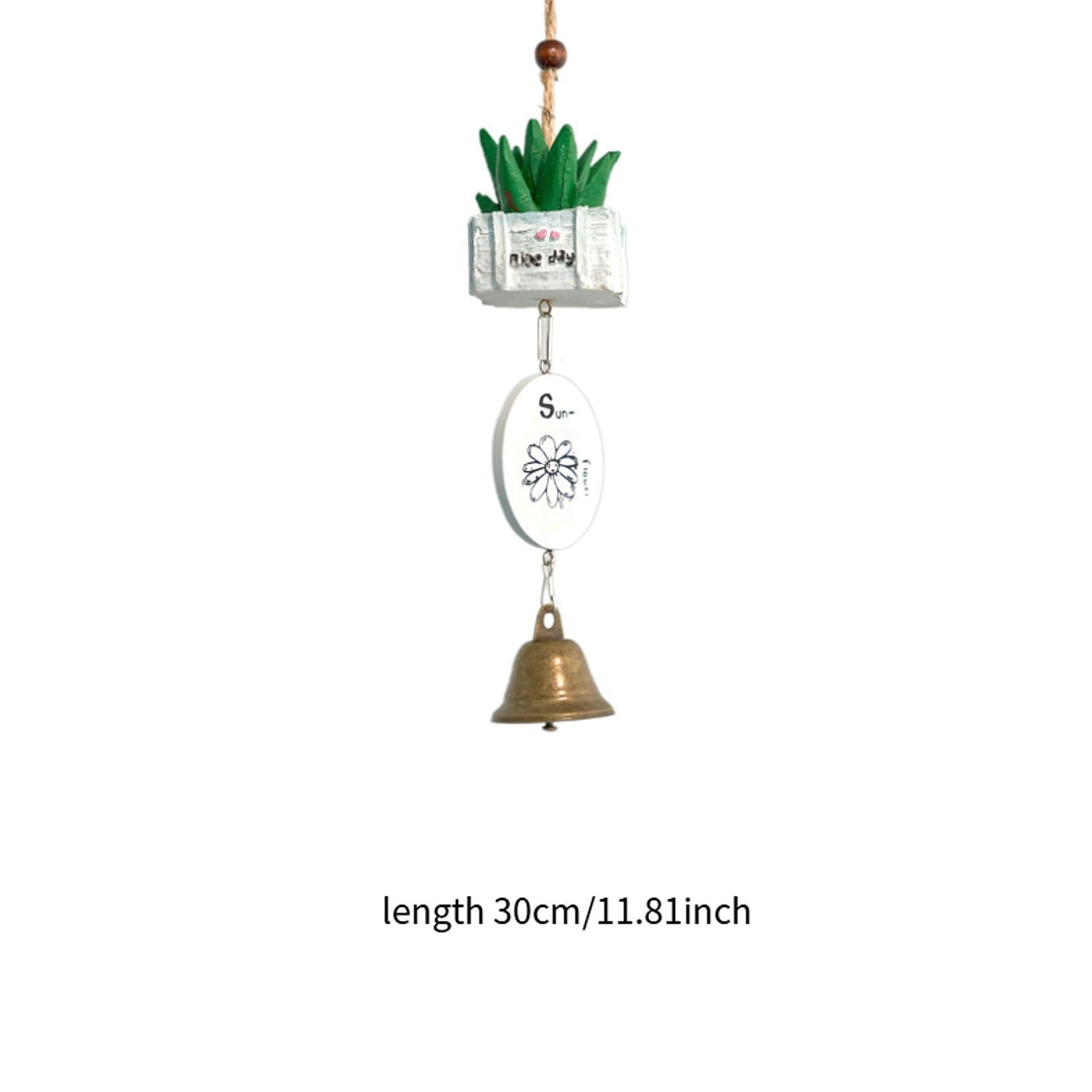 Cartoon Wind Chime Birthday Gift Indoor/Outdoor Decor for Study Garden Patio Plant In White Box