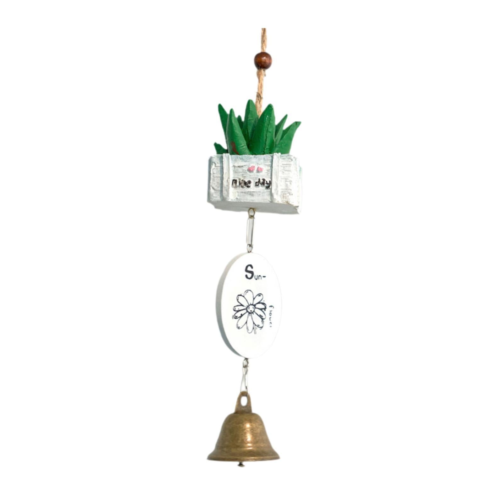 Cartoon Wind Chime Birthday Gift Indoor/Outdoor Decor for Study Garden Patio Plant In White Box