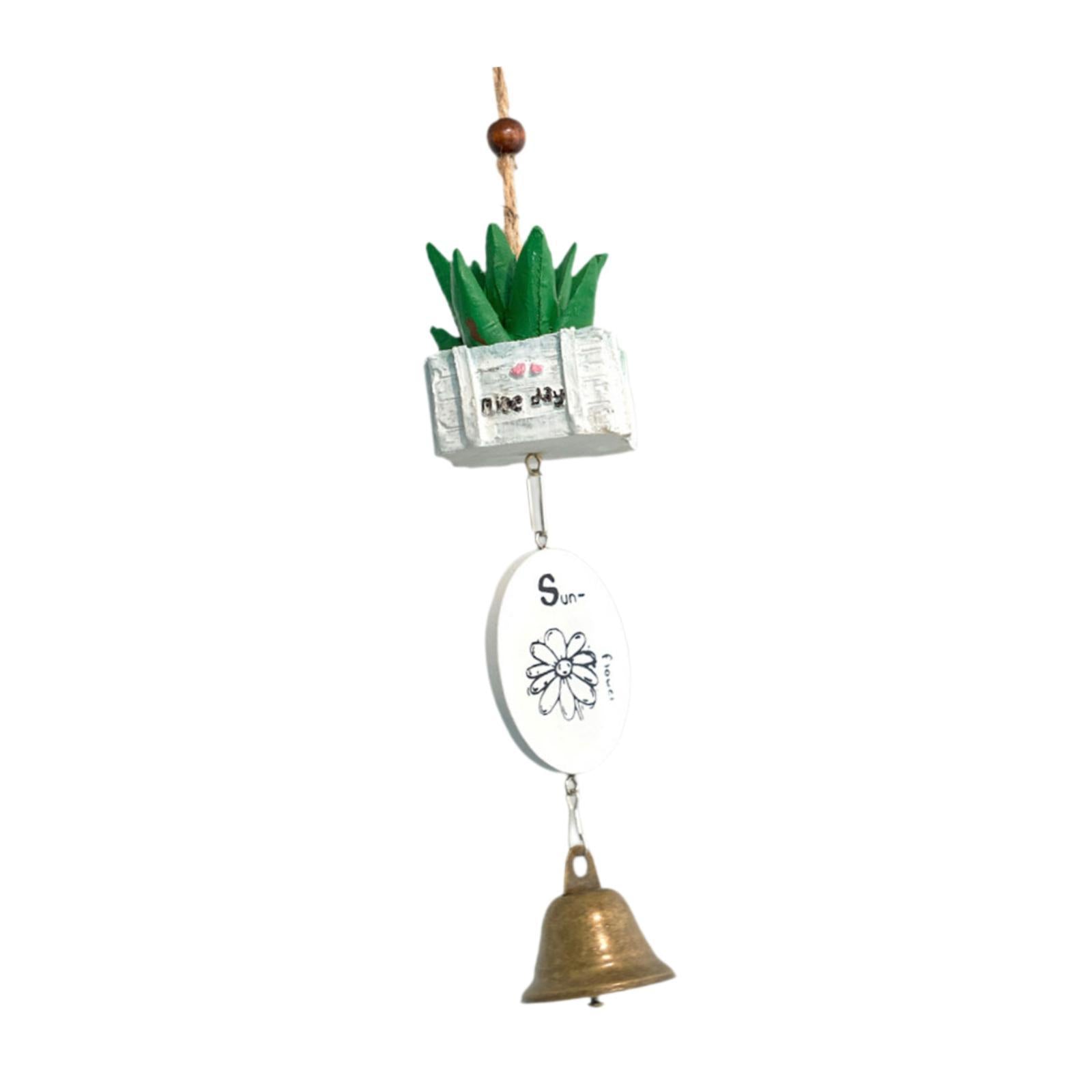 Cartoon Wind Chime Birthday Gift Indoor/Outdoor Decor for Study Garden Patio Plant In White Box