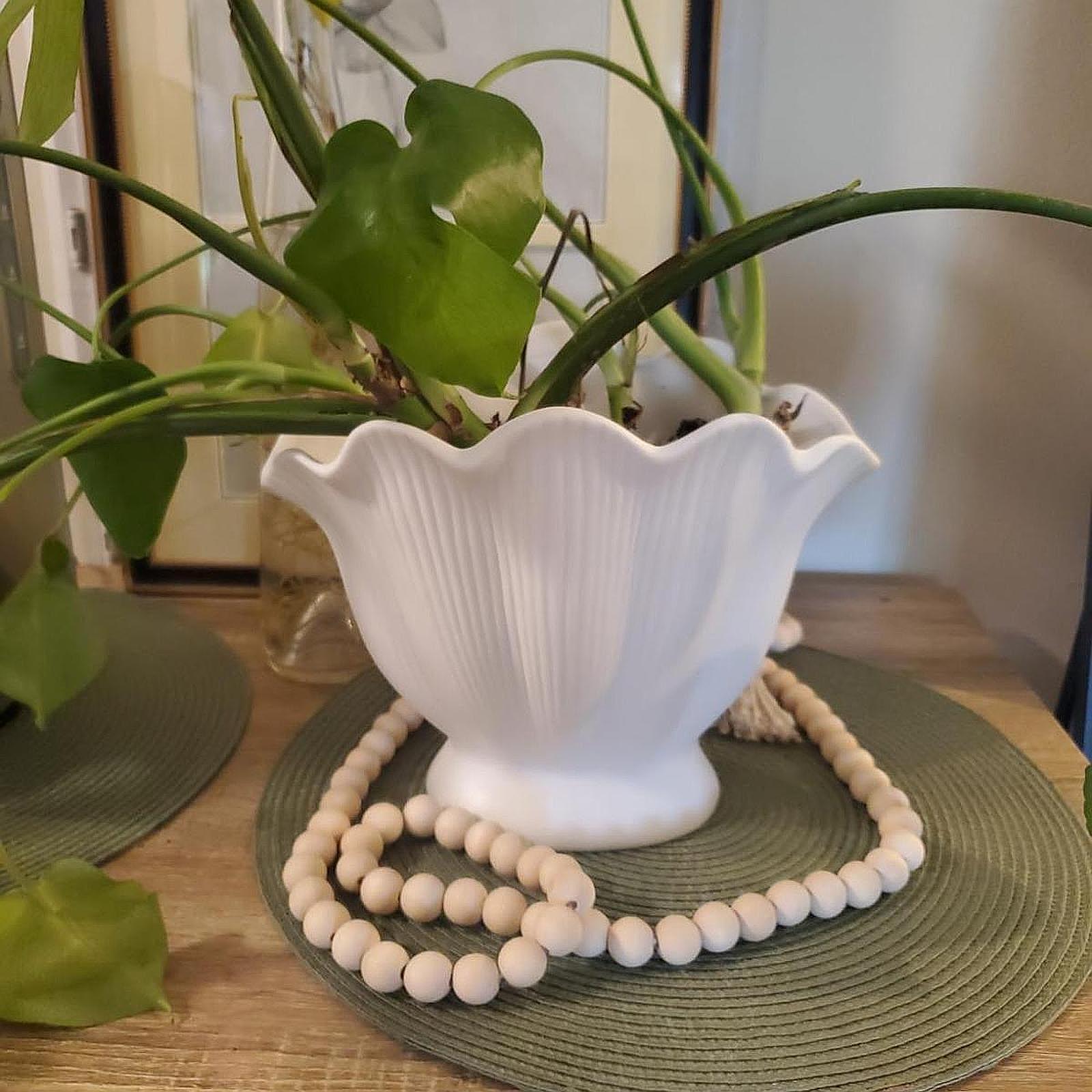 Ceramic Vase Nordic Simple Aesthetic Planter for Entrance Shelf Coffee Table S