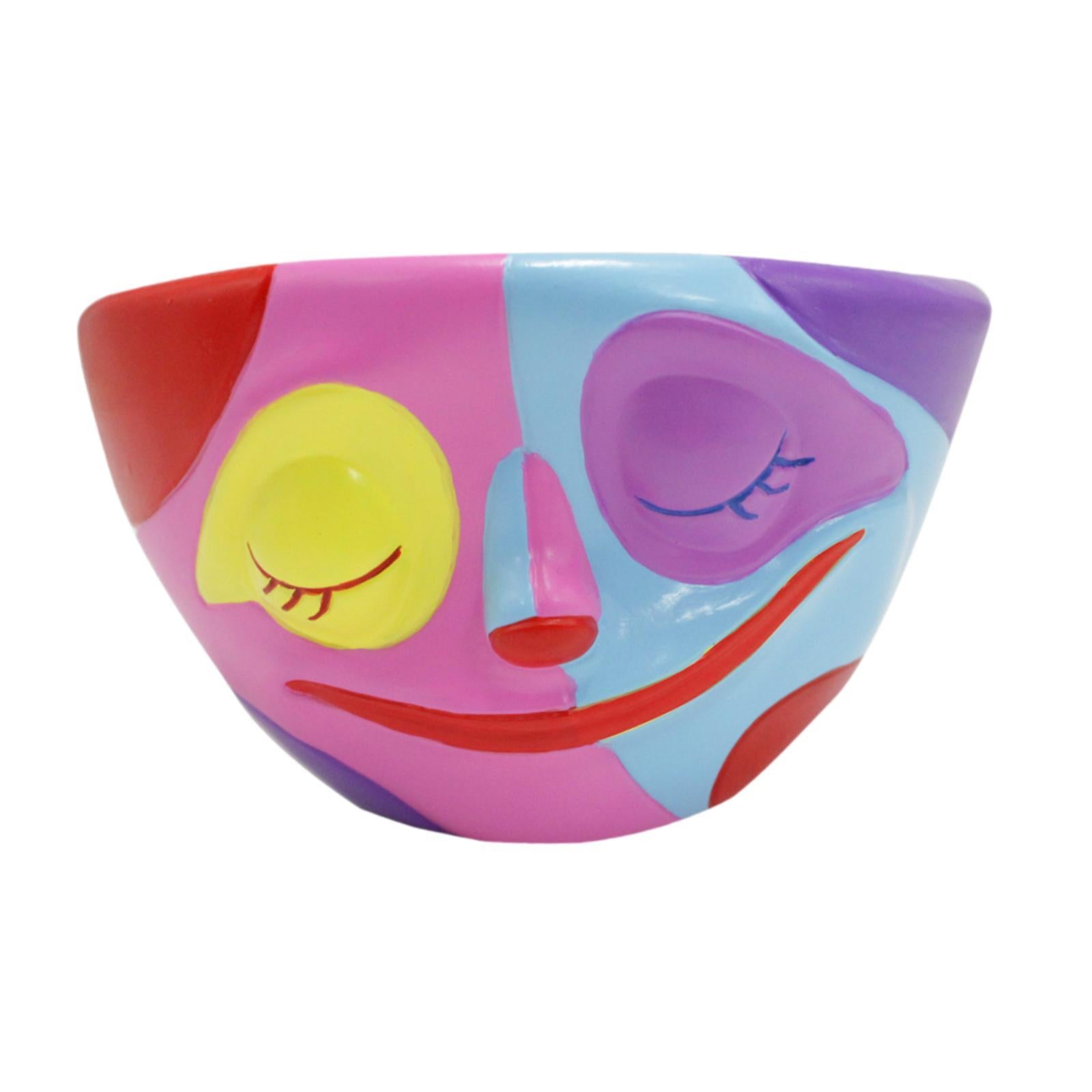Abstract Face Plant Pot Bedroom Modern Figurine Desk Windowsill Head Planter