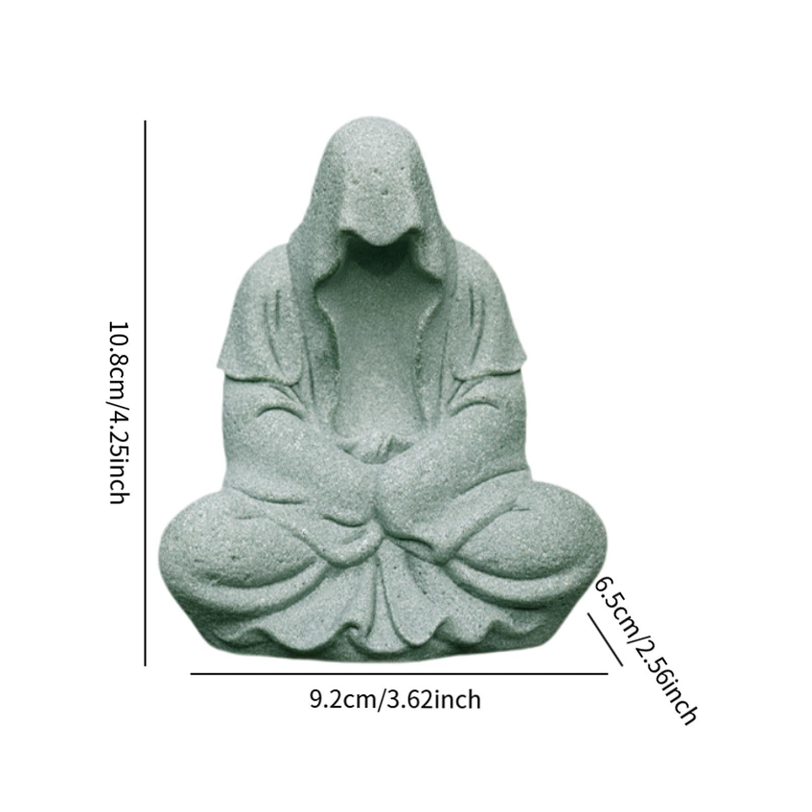 Buddha Character Statue Fishing Tank Decor Unique for Home Yard Living Room