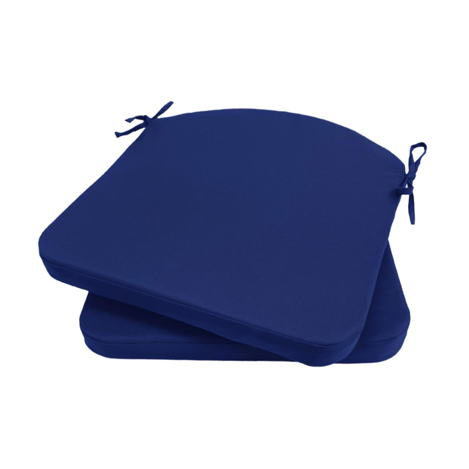 Bench Chair Cushion with Strap Floor Pillow Sitting for Kitchen Bedroom Sofa Blue