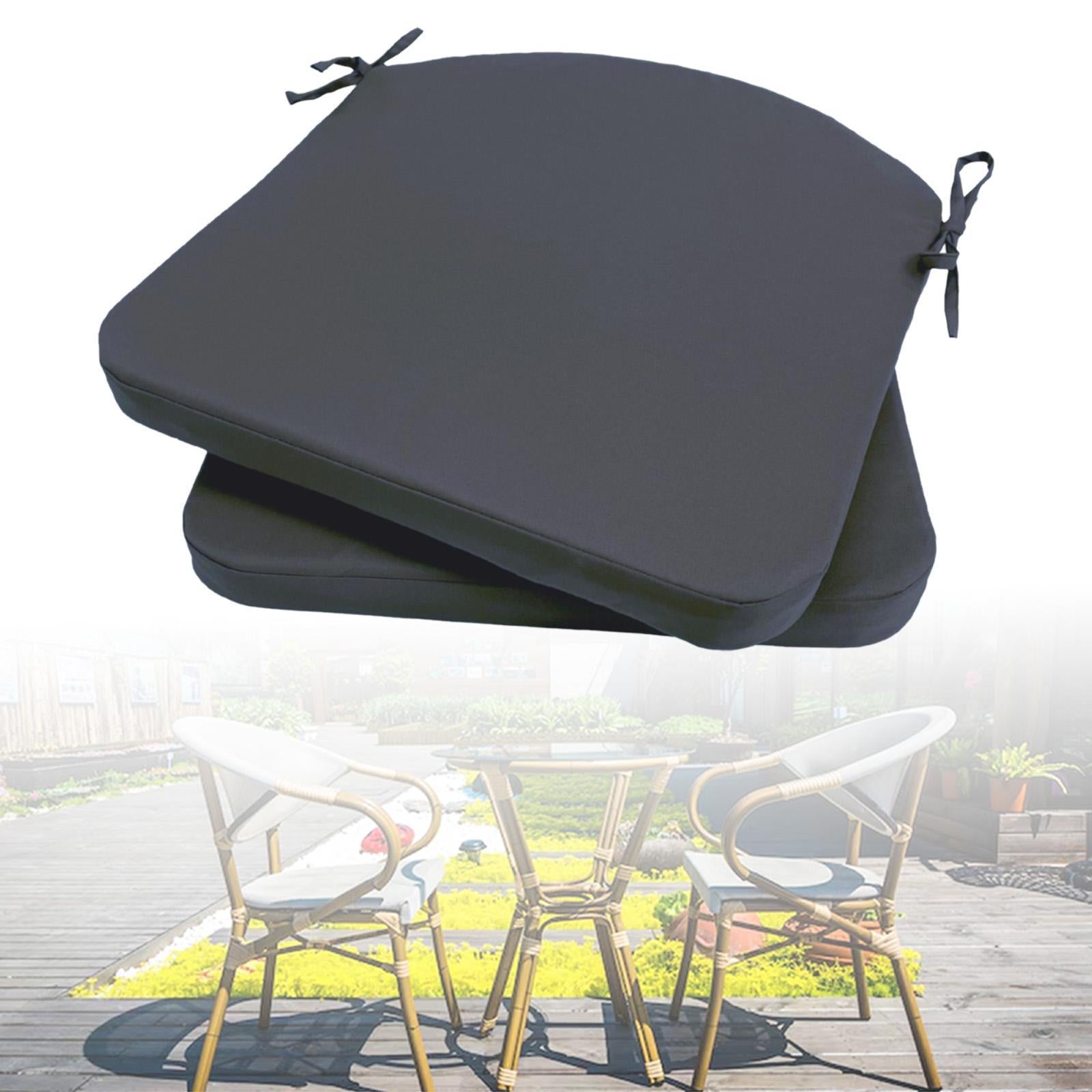 Bench Chair Cushion with Strap Floor Pillow Sitting for Kitchen Bedroom Sofa Gray