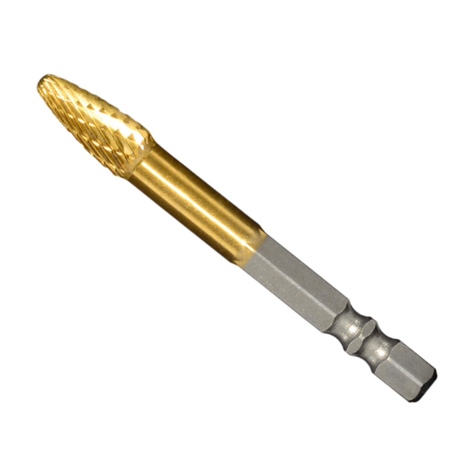 Carbide Rotary Burr Bit Sturdy Cutting Burr for Carving Drilling Woodworking Style C