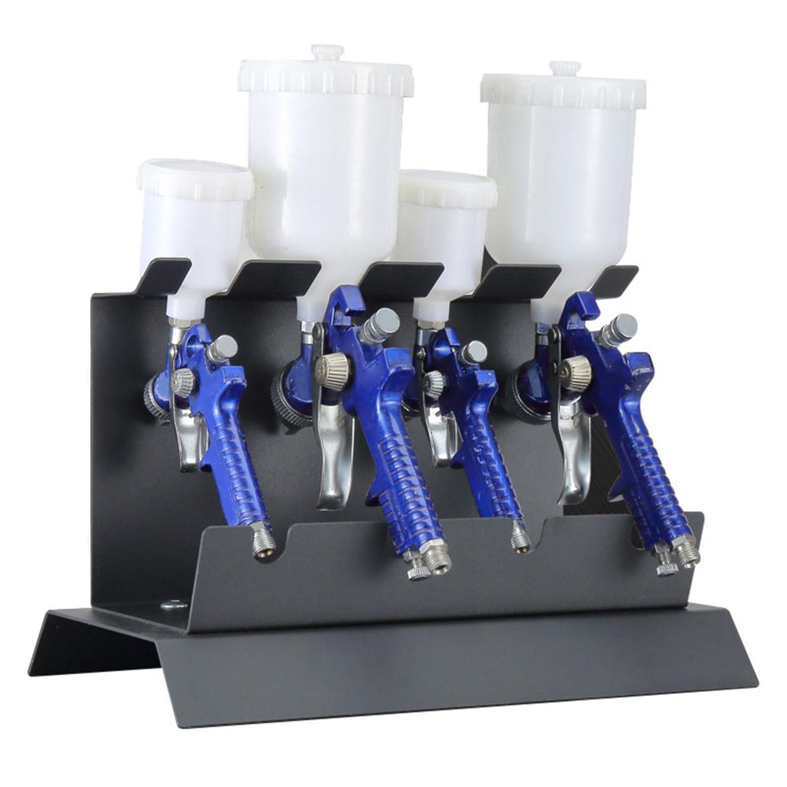 Benchtop Gravity feed Paint Sprayer Holder for Kitchens Garage Body Workshop Large